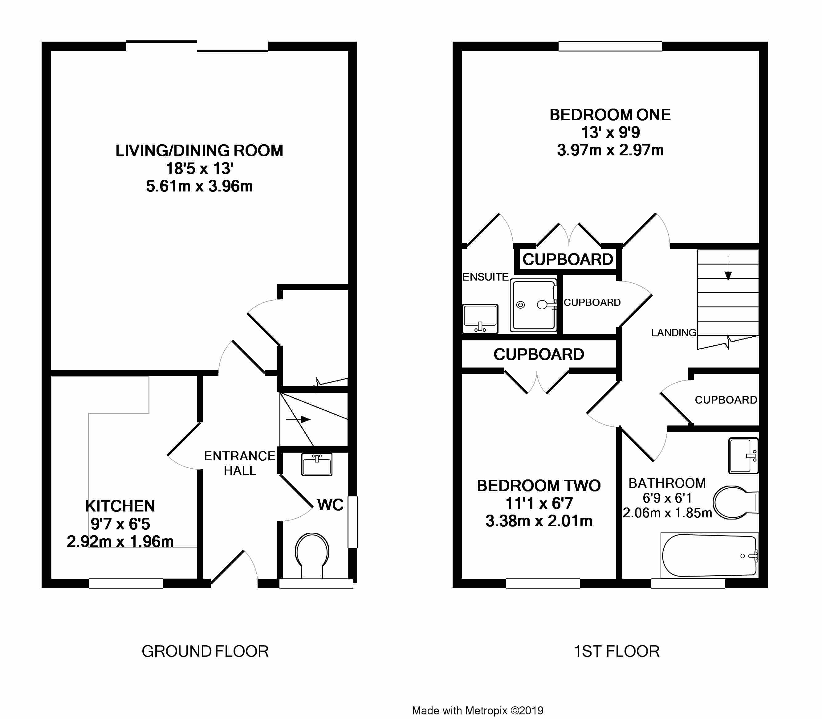 2 Bedrooms End terrace house for sale in Turnbridge Close, Lower Earley, Reading, Berkshire RG6