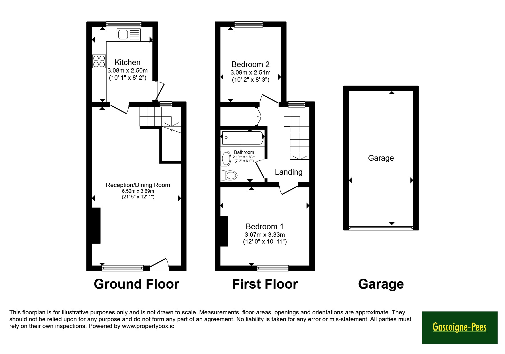 6 Elm Cottages,, Portsmouth Road, Thames Ditton floorplan