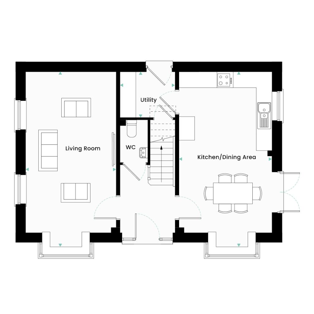 85, Four Acre Drive, Wixams floorplan