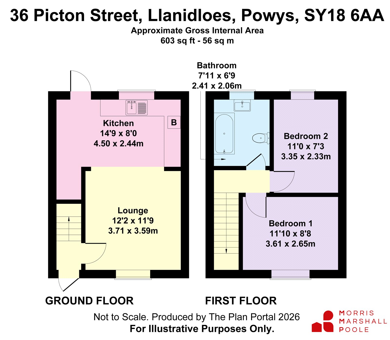 36, Picton Street, Powys floorplan