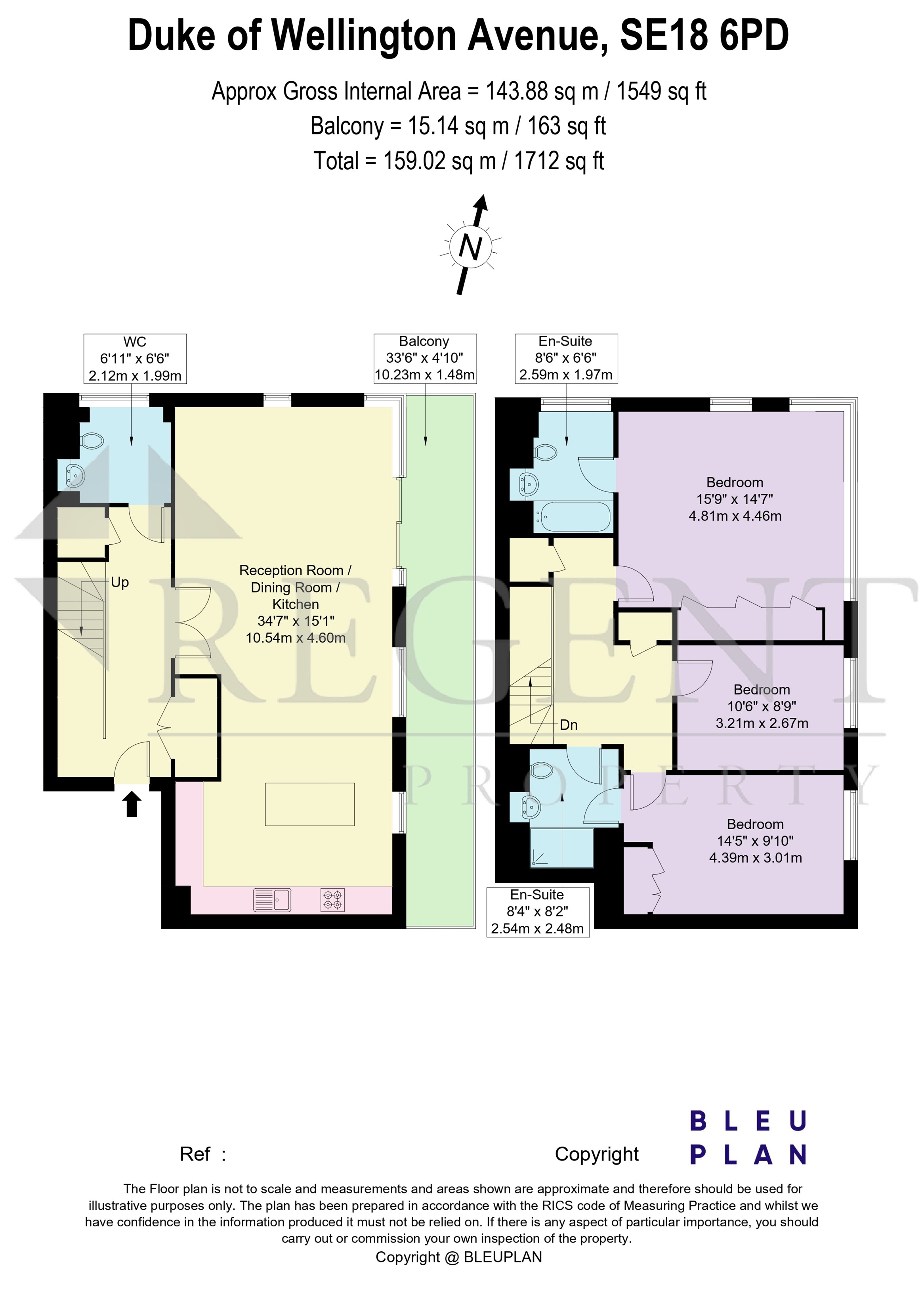 2005 Norton House, Duke Of Wellington Avenue, London floorplan