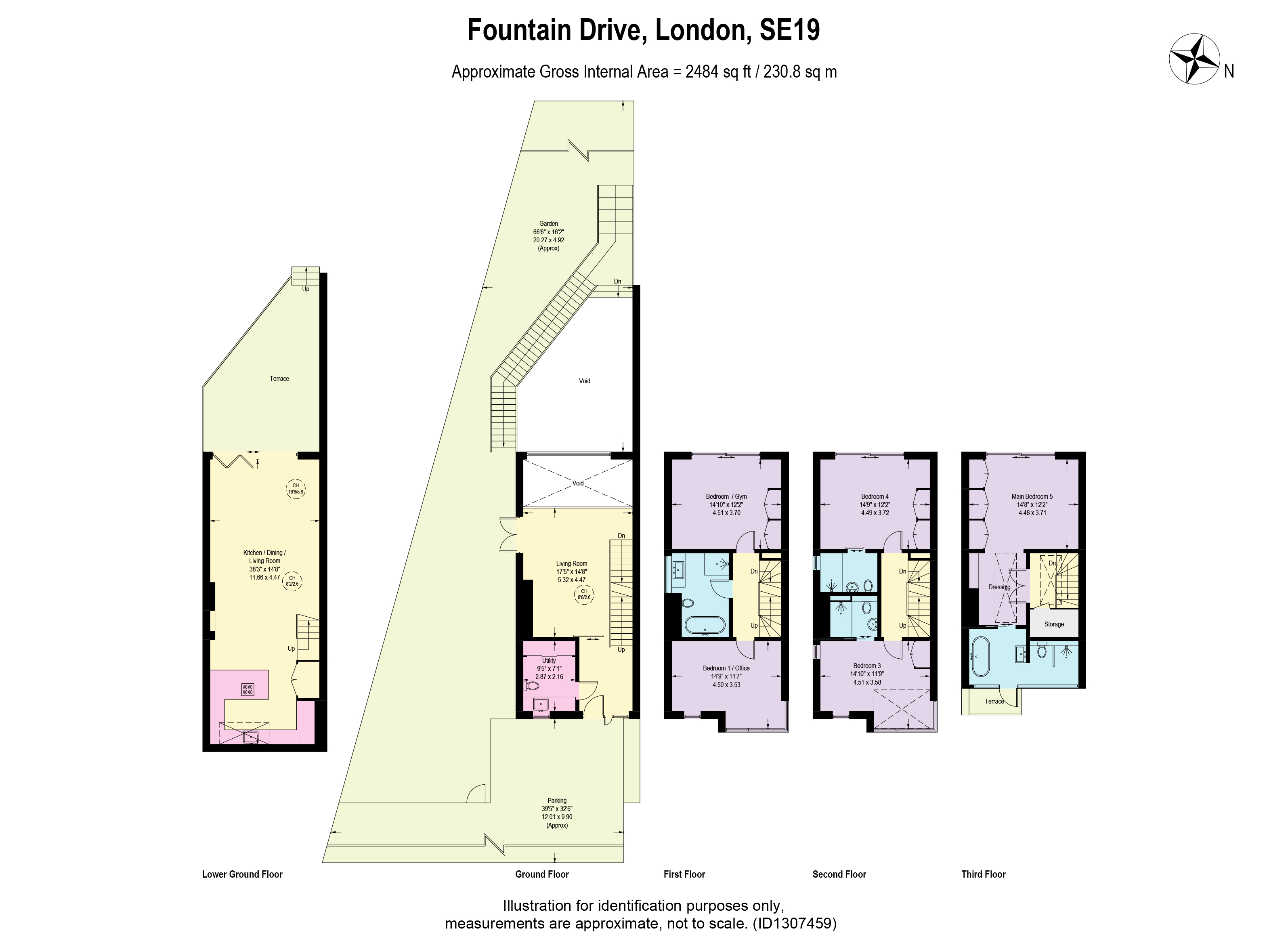 1, Edward Milner Terrace, London floorplan