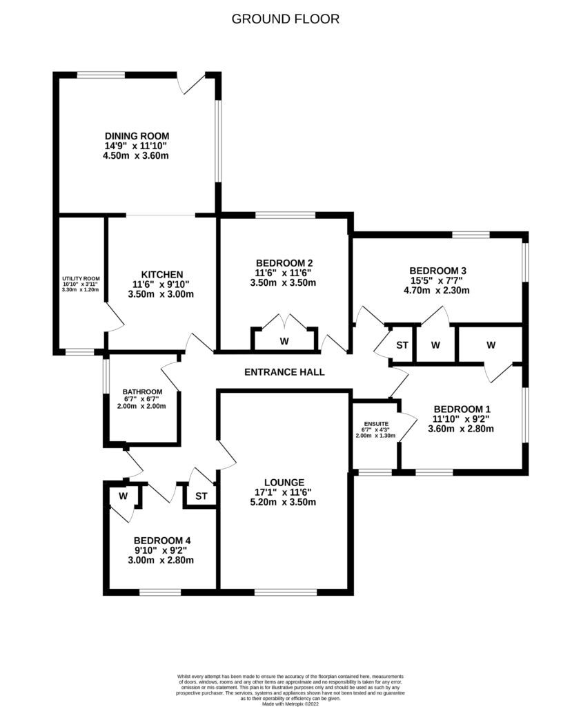 Argyle Way, Dunblane FK15, 4 bedroom detached bungalow for sale