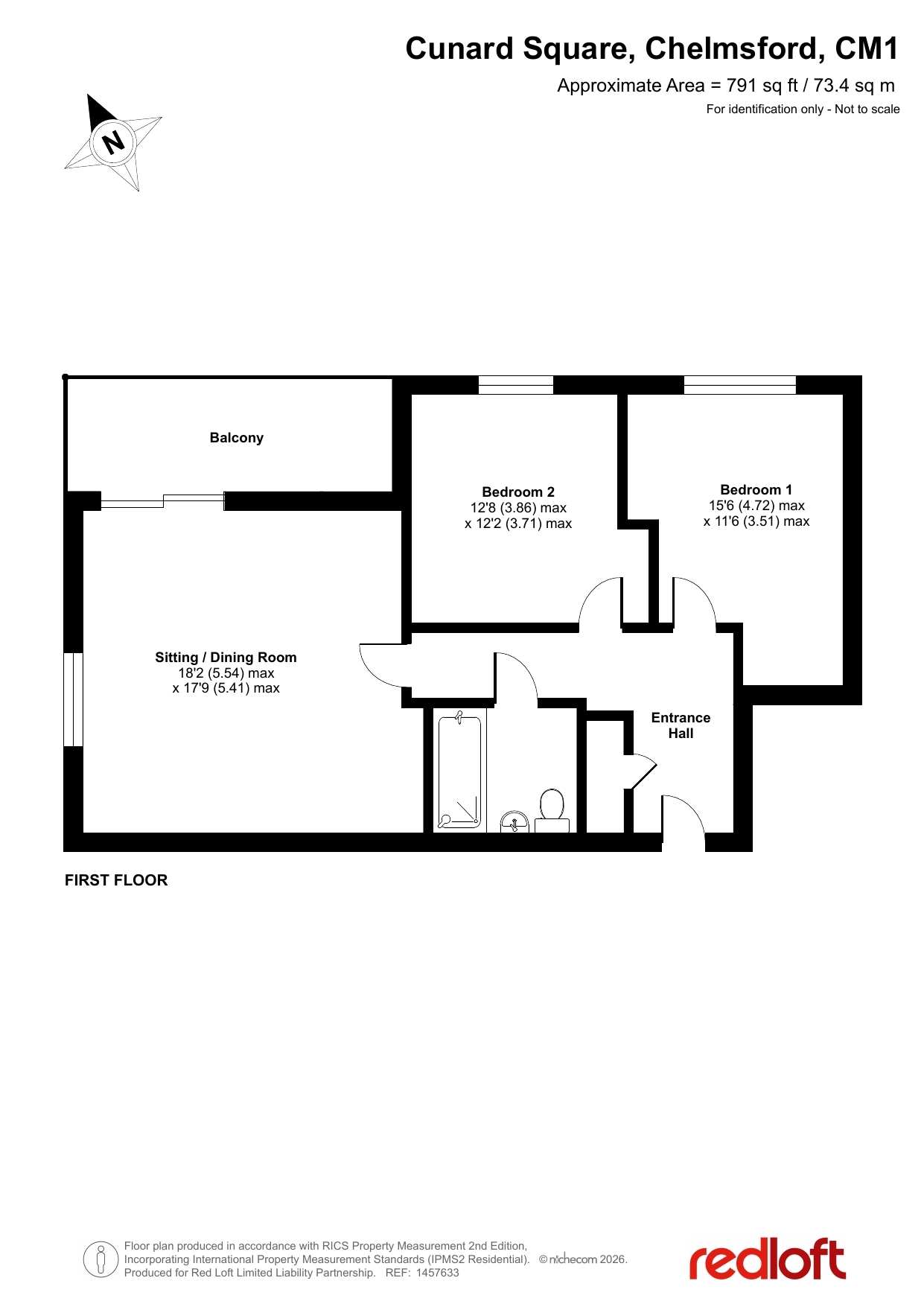 Cunard Square, Chelmsford floorplan