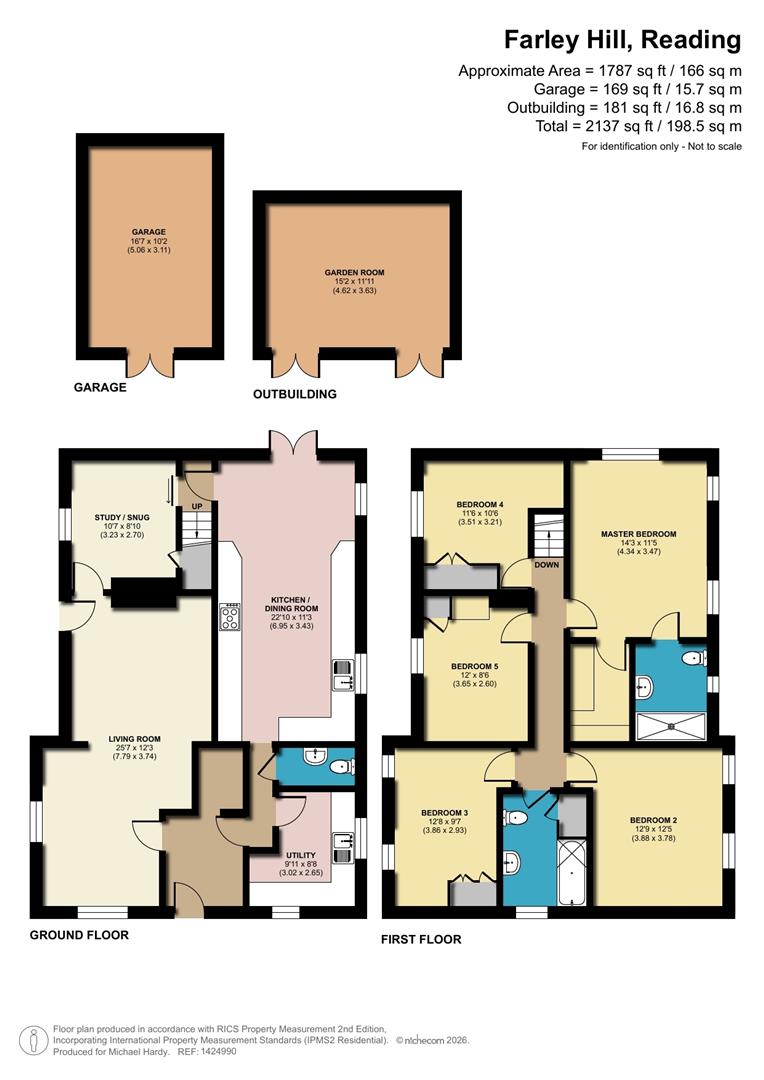 Old Parsons Cottage, Farley Hill floorplan