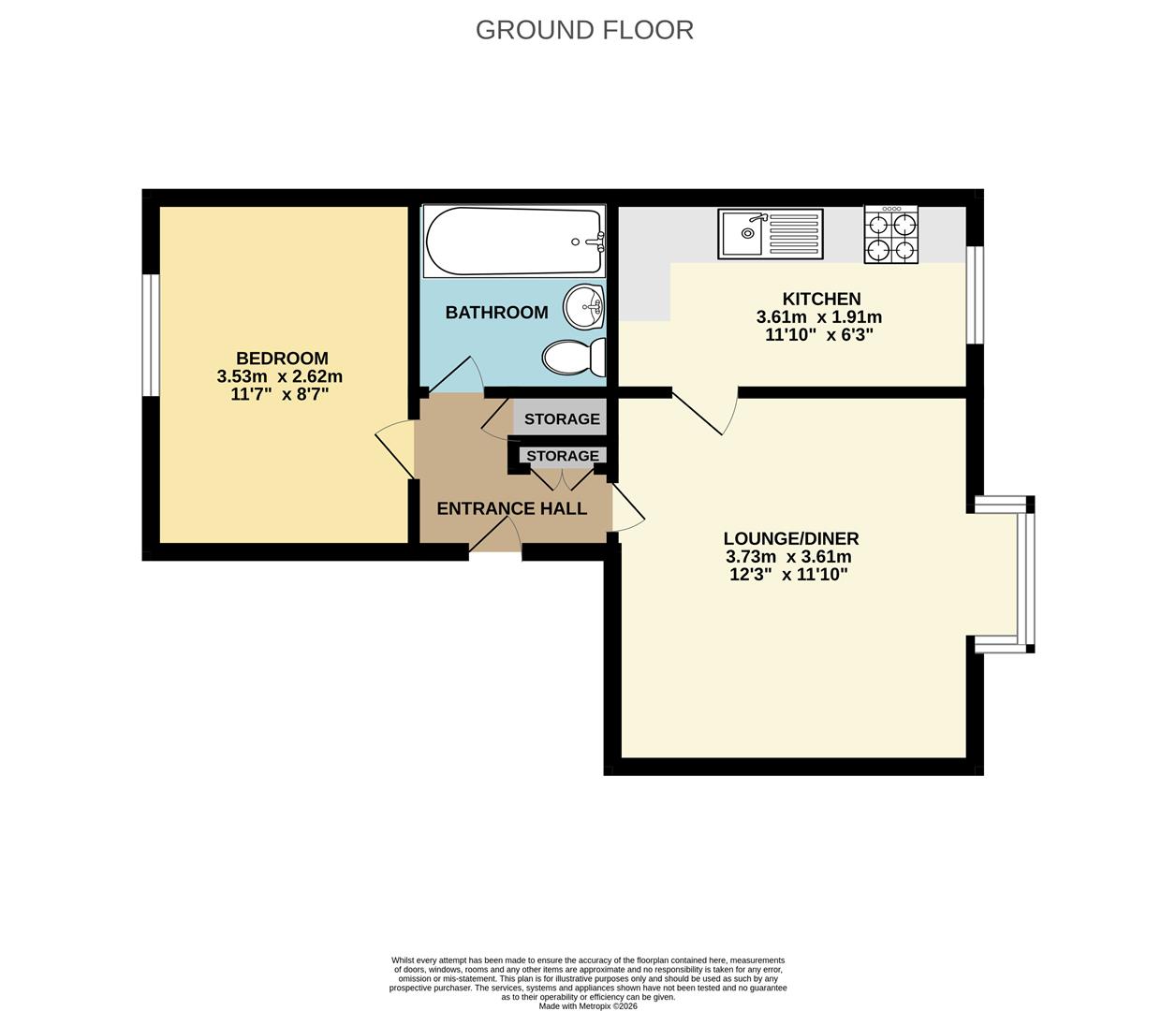 32 Latimer Court, Bryanstone Road, Waltham Cross floorplan