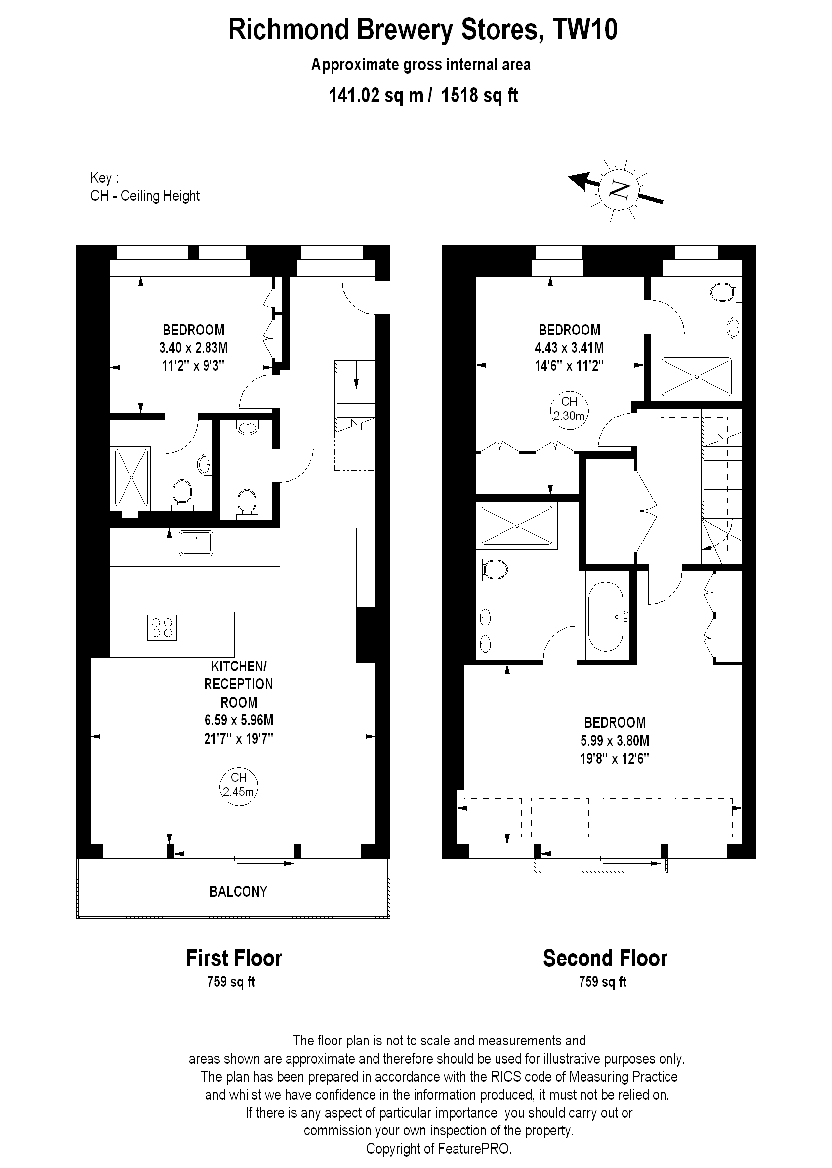 3 Bedrooms Flat for sale in Richmond Brewery Stores, 18 Petersham Road, Richmond TW10