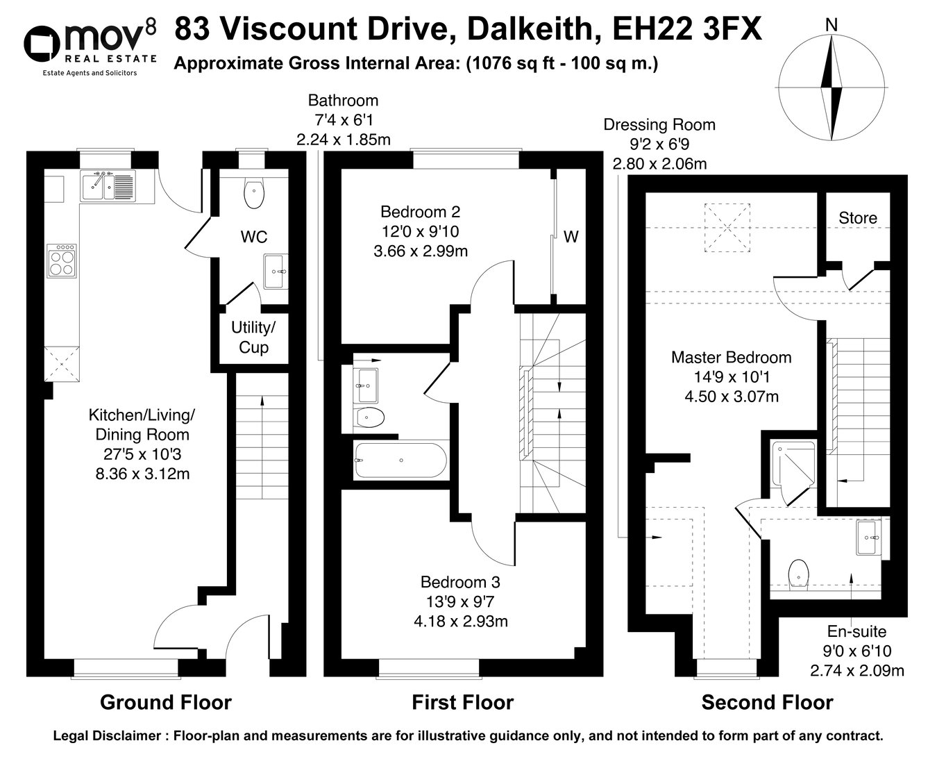 83, Viscount Drive, Dalkeith floorplan