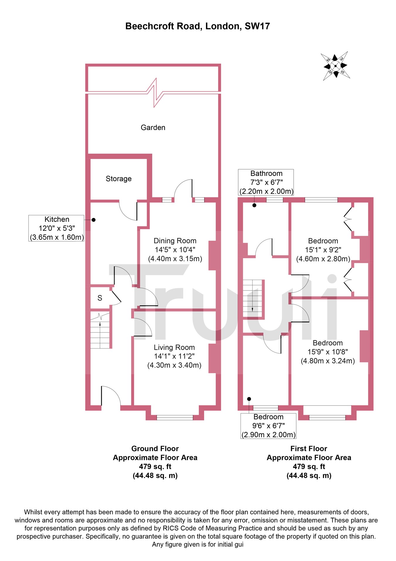 3 Bedrooms Terraced house for sale in Beechcroft Road, London SW17