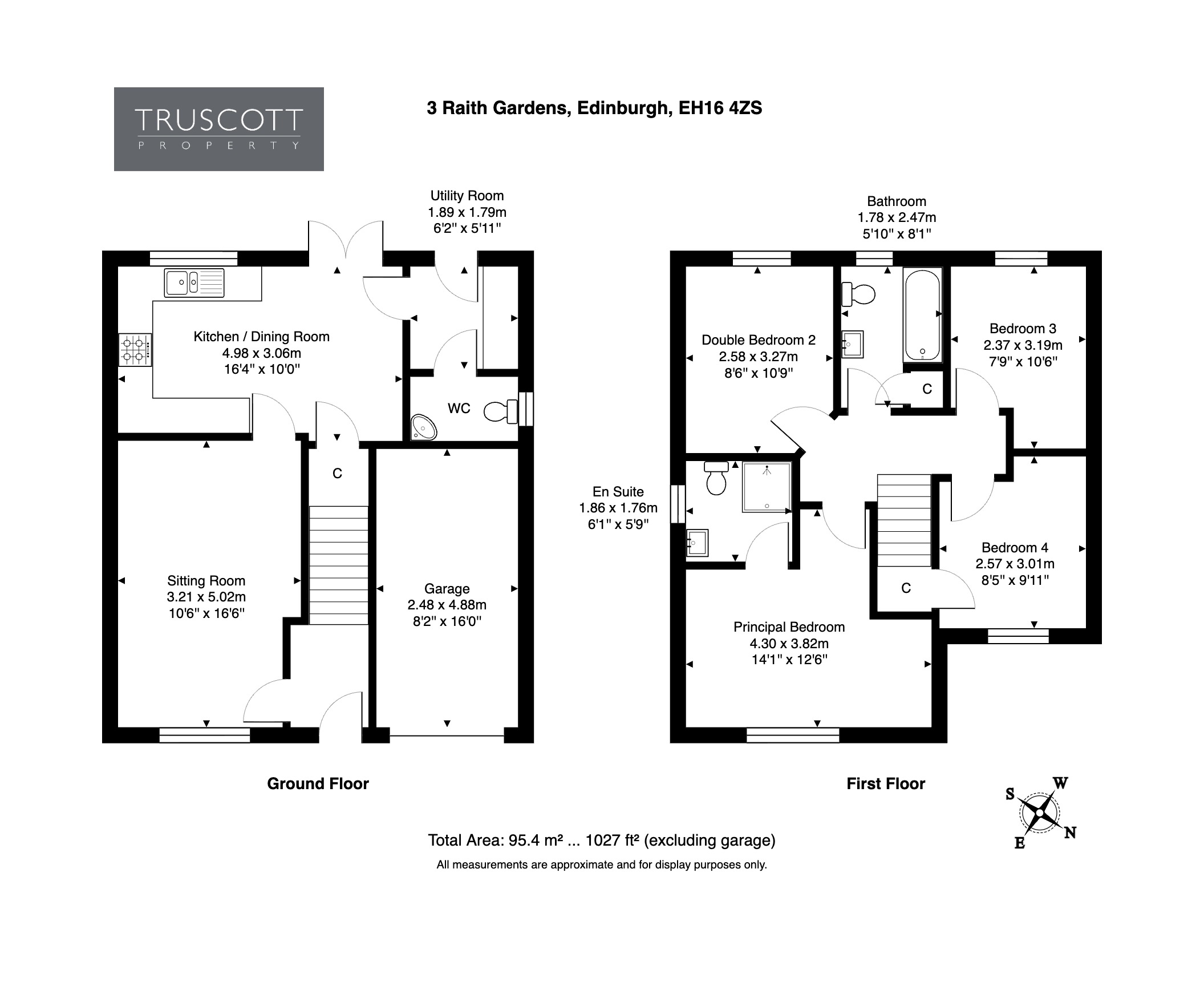 3, Raith Gardens, Edinburgh floorplan