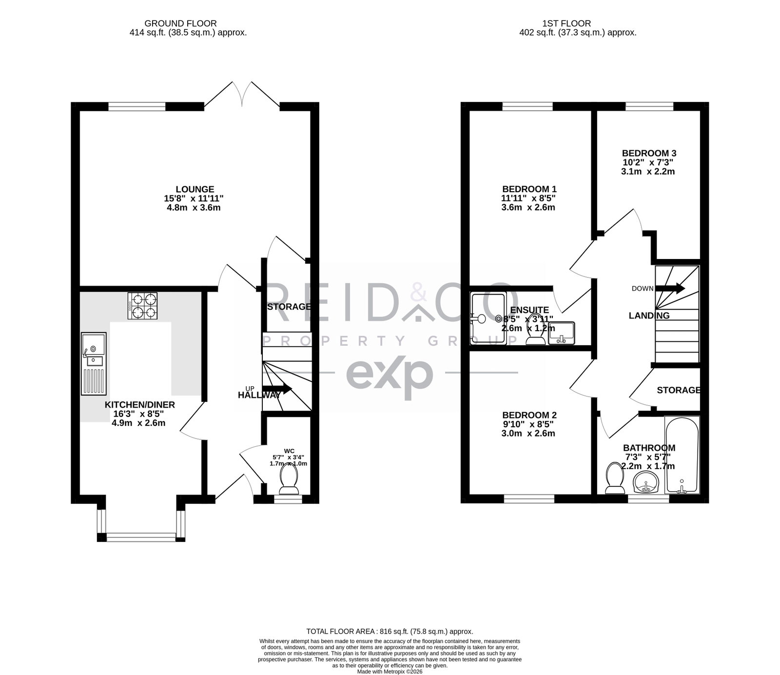 40, Birch Tree Way, Preston floorplan