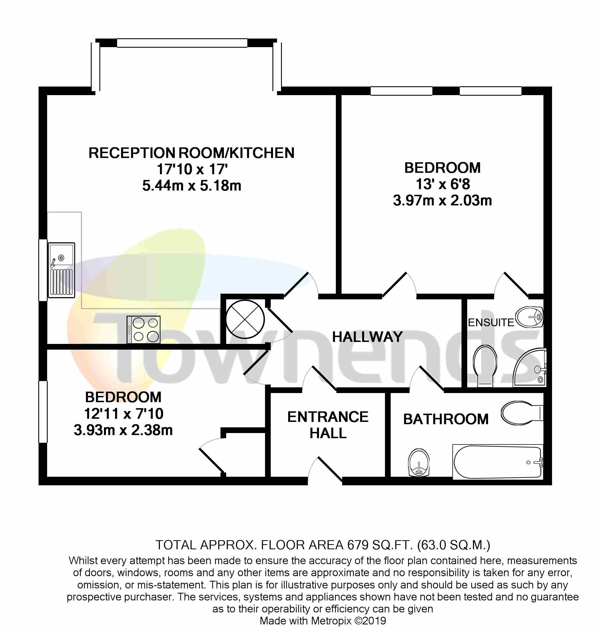 2 Bedrooms Flat to rent in Rosebury Court, 16 St. Helen's Road, London SW16