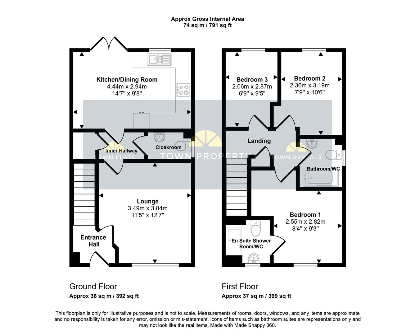 97, Wooller Street, Eastbourne floorplan