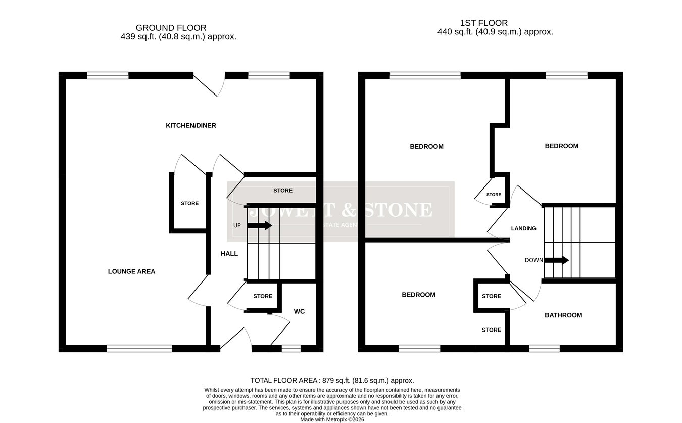 28, Cutters Close, Leicester floorplan
