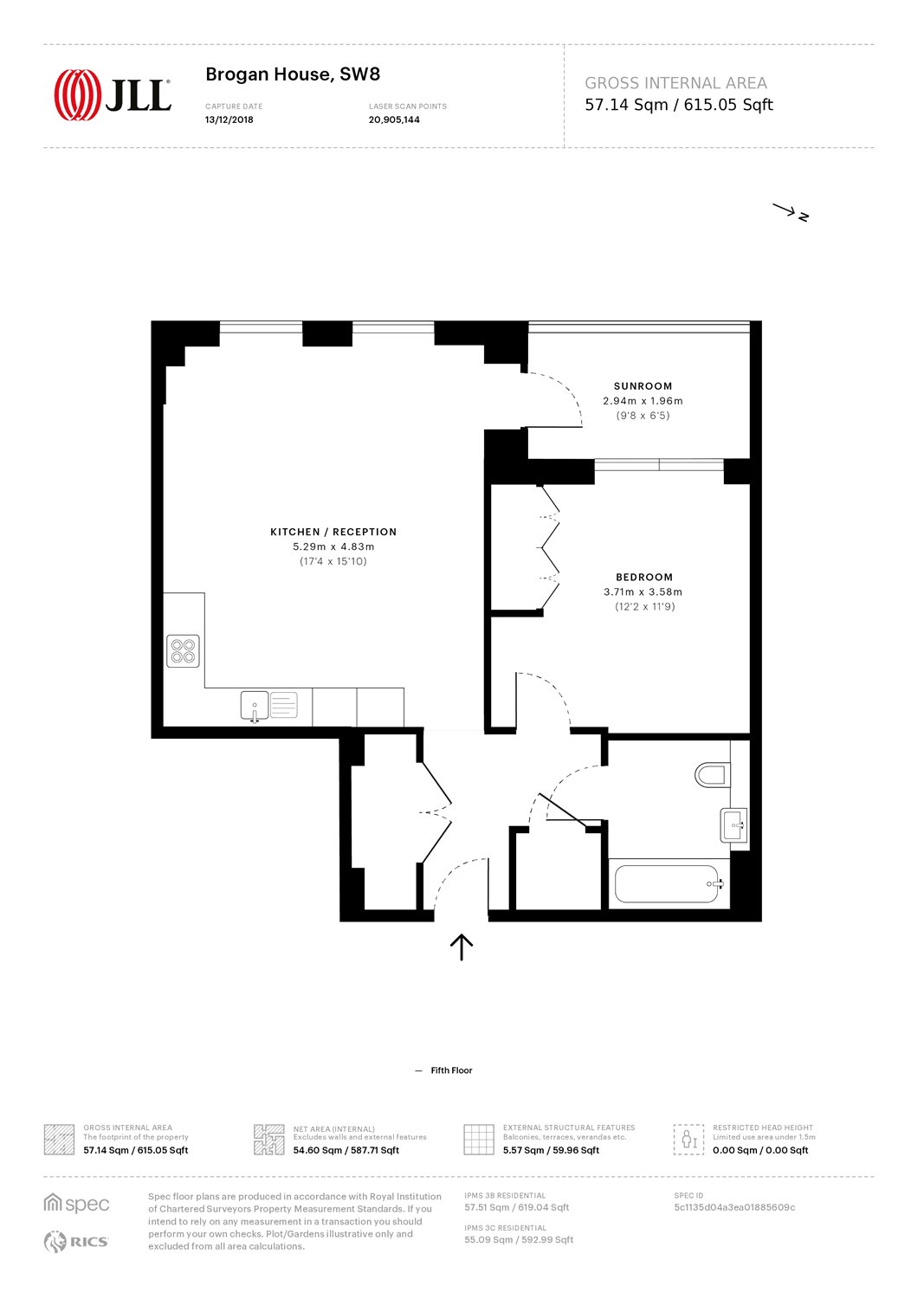 1 Bedrooms Flat to rent in Brogan House, 9 St. Joseph Street, London SW8