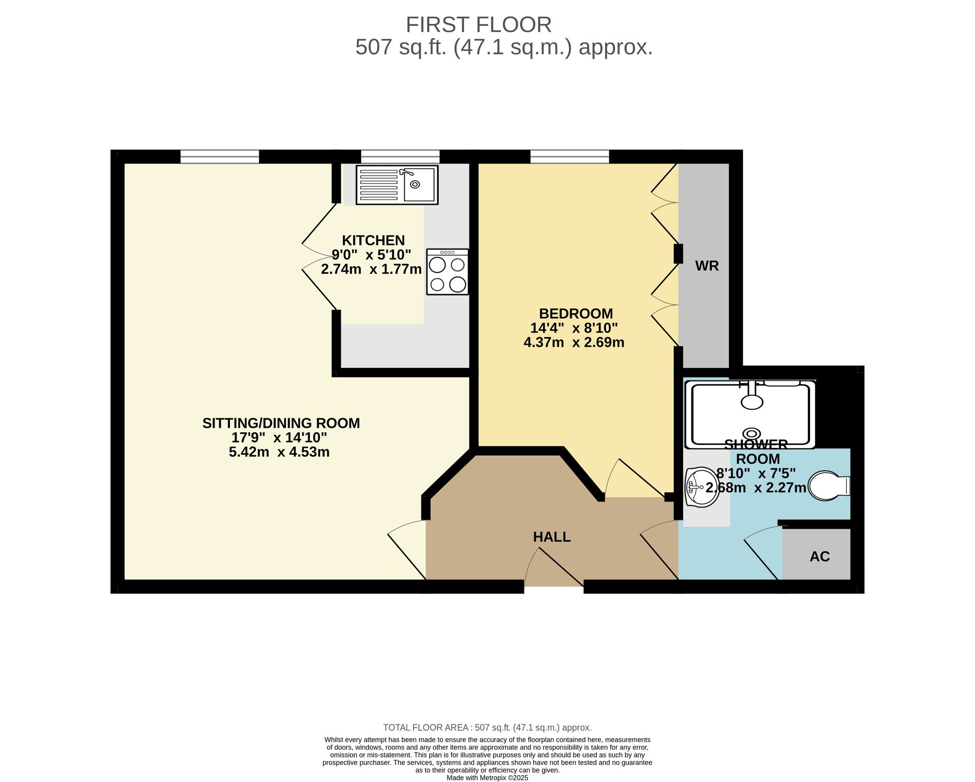 Flat 25, Avongrove Court The Avenue, Taunton floorplan