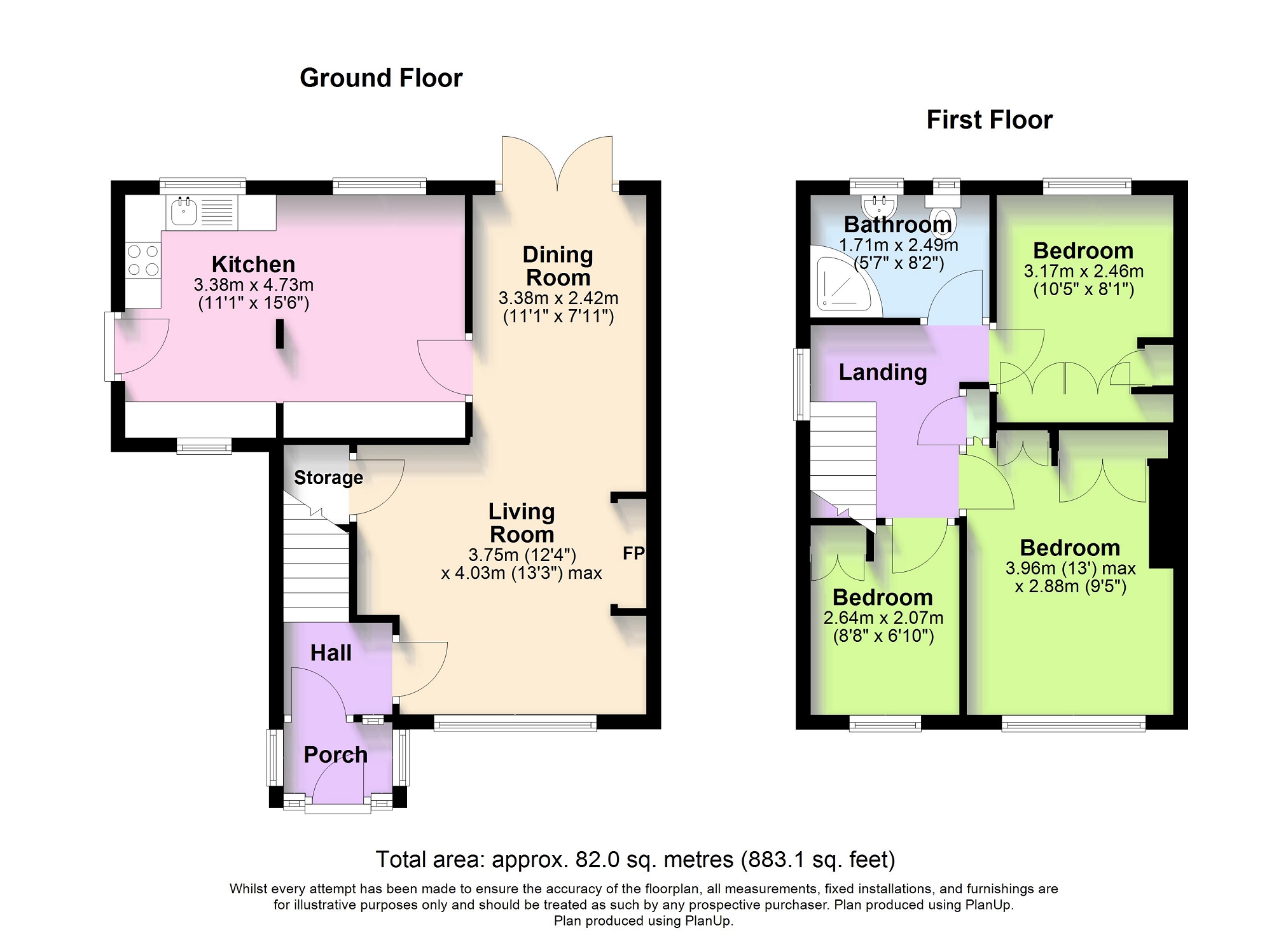 3, Park Close, Alfreton floorplan