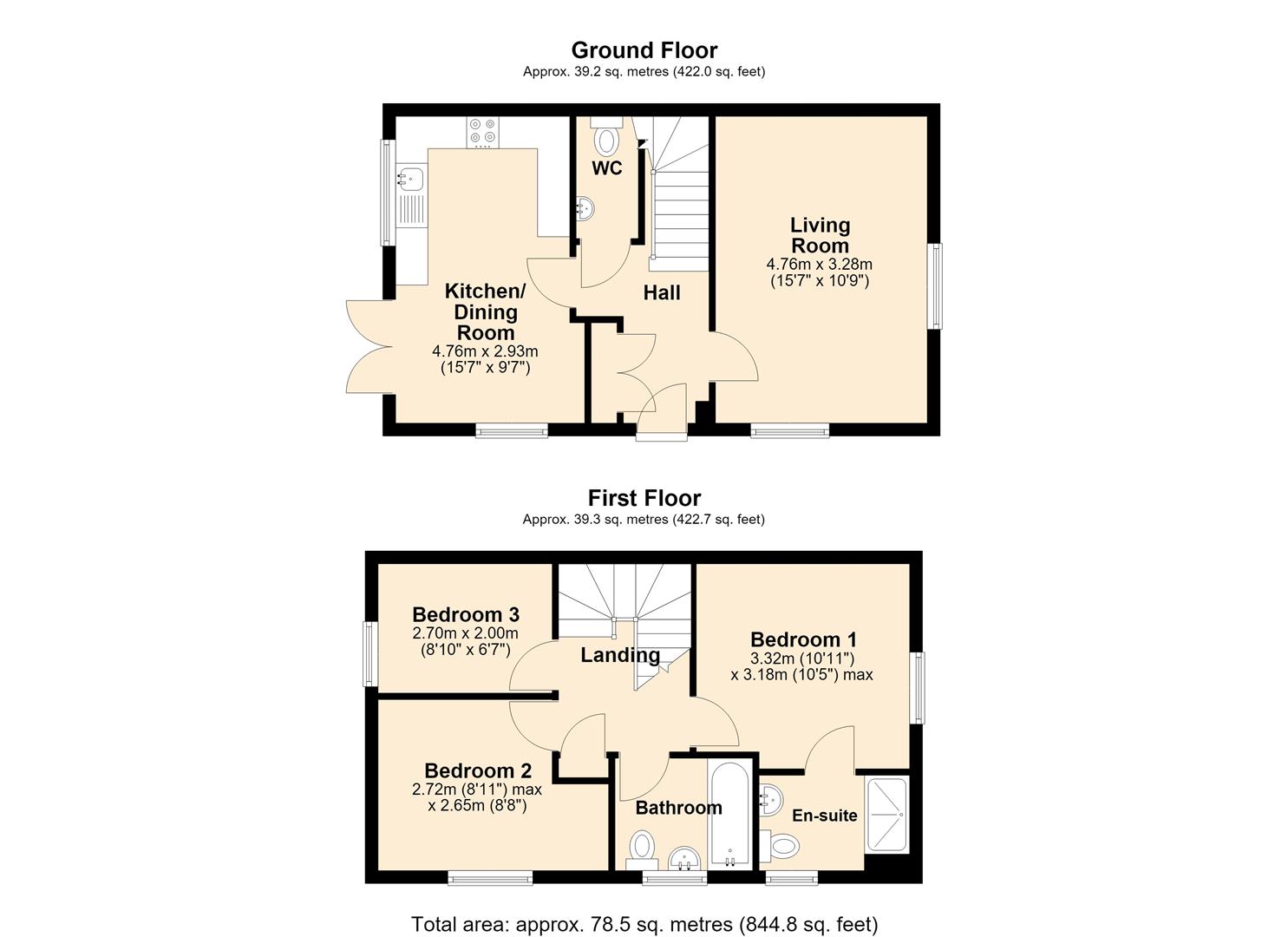 Morris Croft, Cottingham floorplan