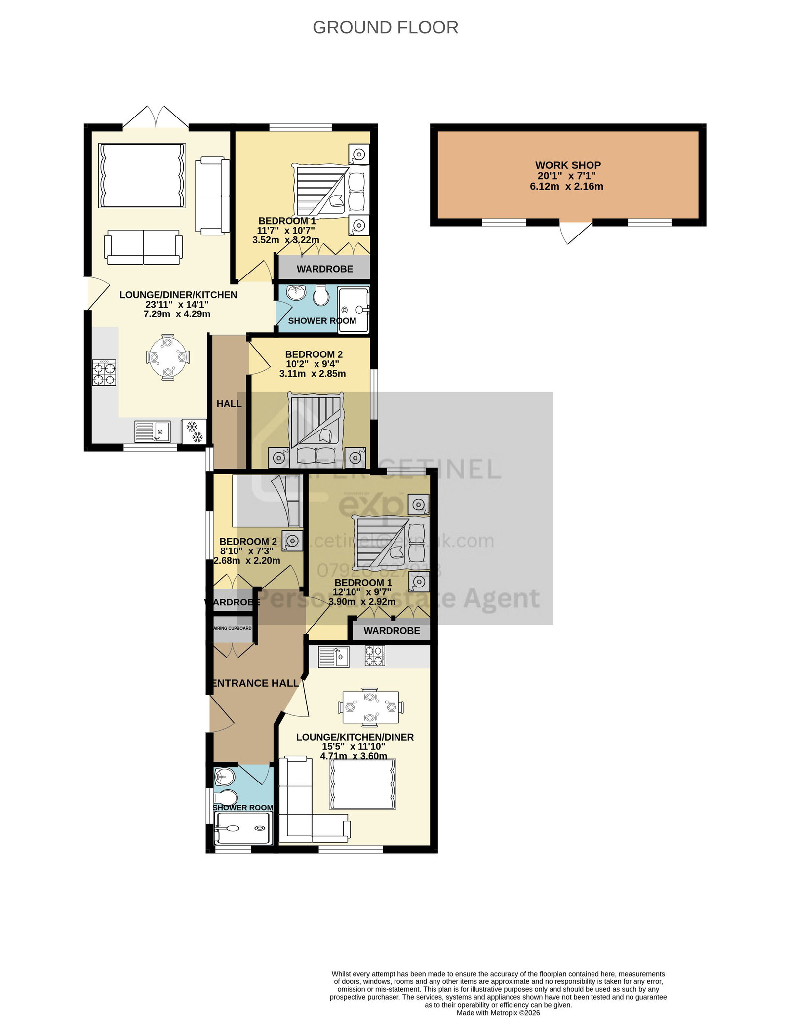 6, Kingsmead Close, Cheltenham floorplan