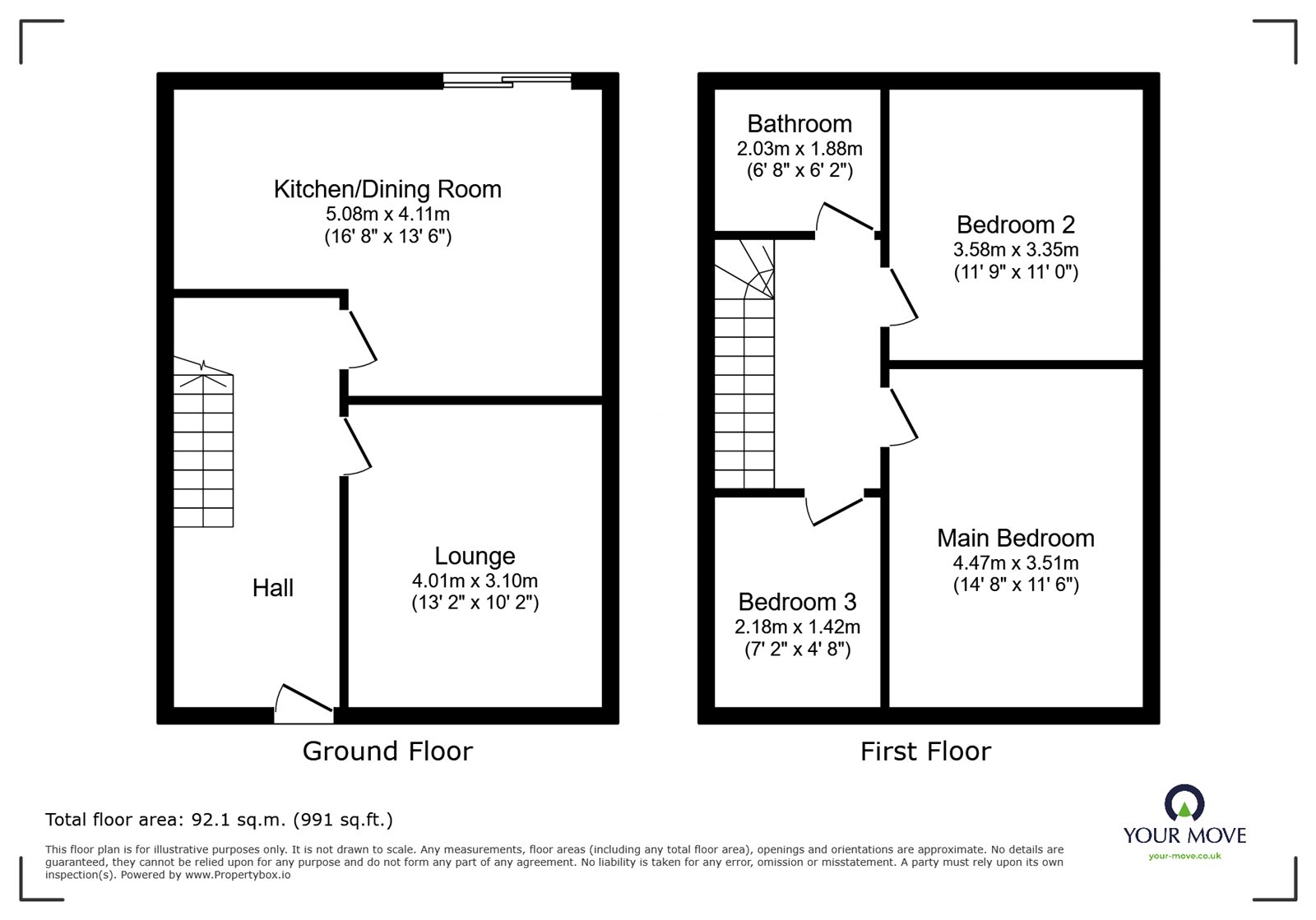 45, Duckworth Road, Manchester floorplan