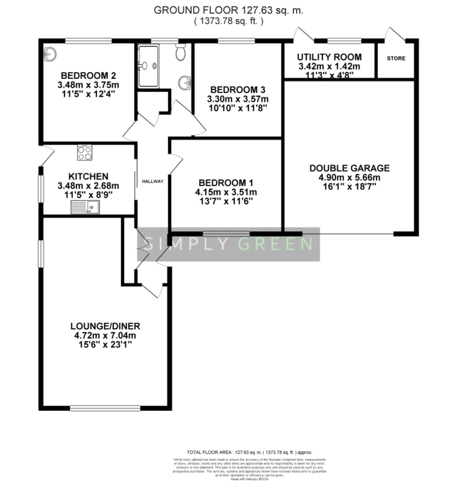 Leander, Station Hill, Newton Abbot floorplan
