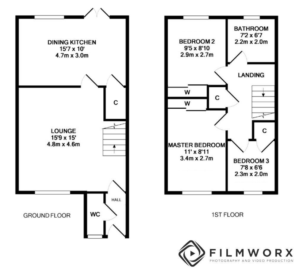 Woodlea Gardens, Bonnybridge FK4, 3 bedroom semidetached house for