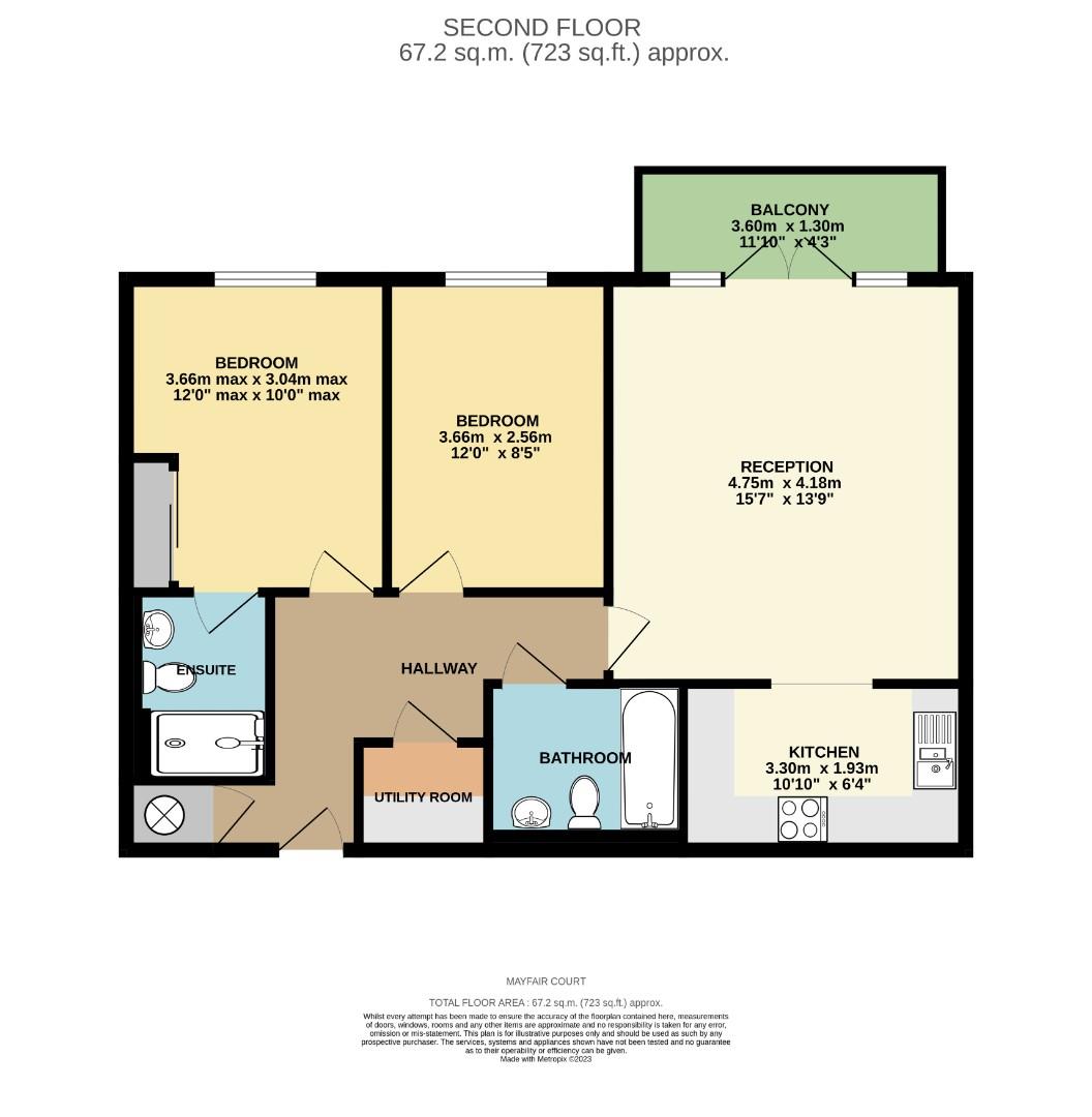 11, Mayfair Court, Watford floorplan