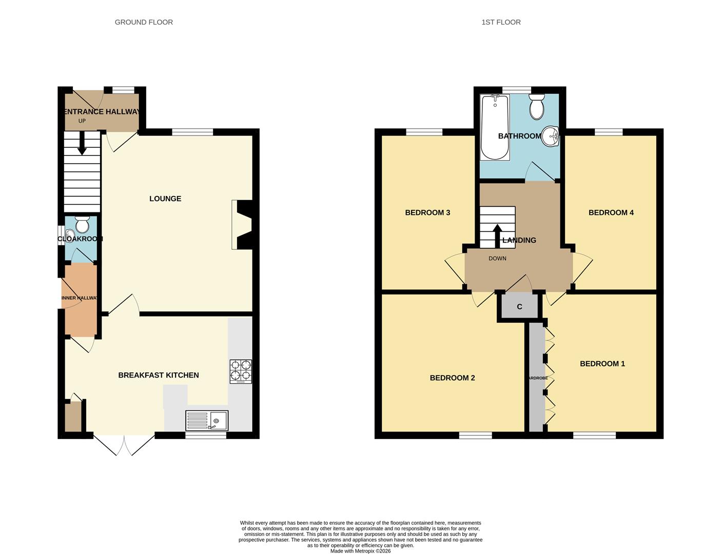 4, Lodge Close, Hessle floorplan