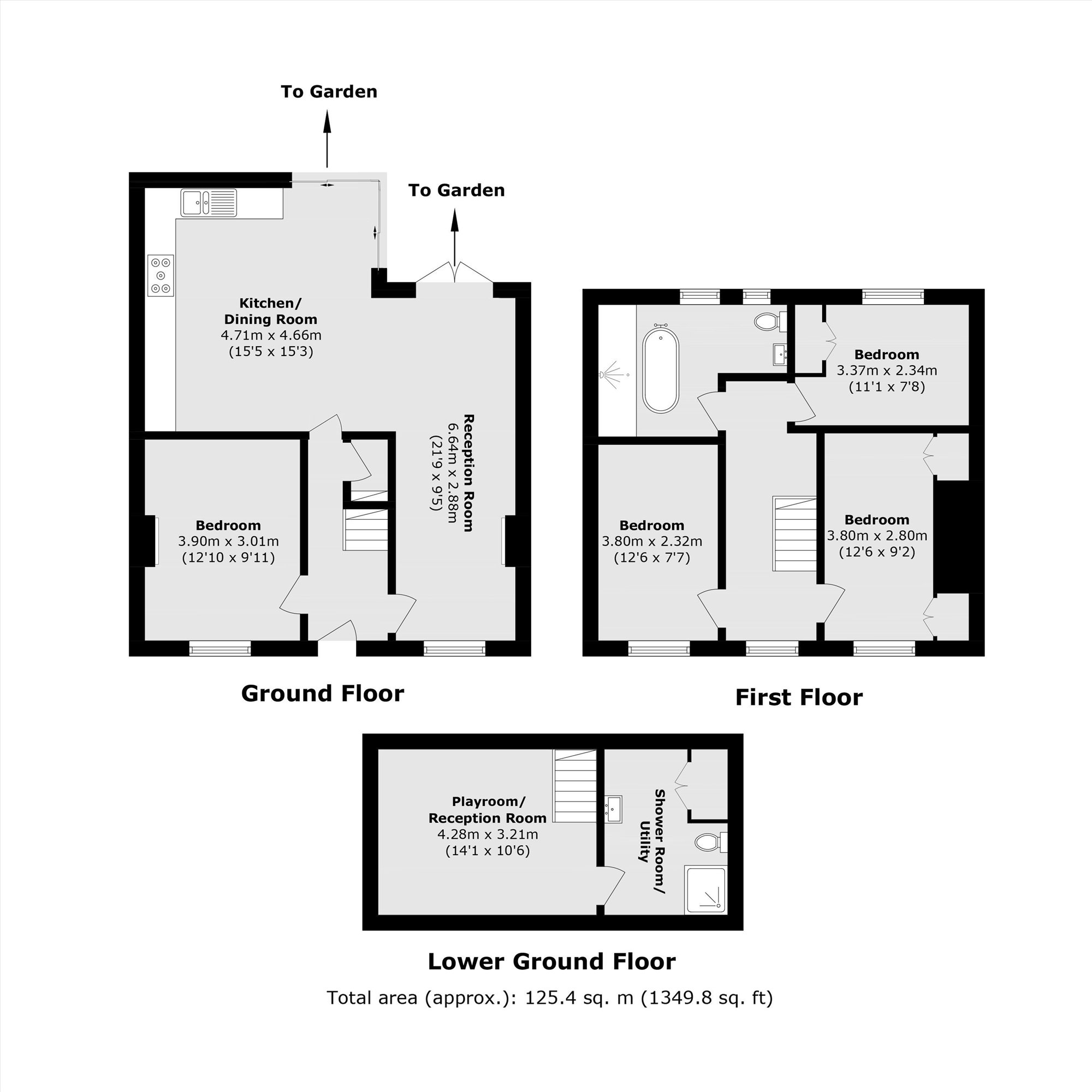 4, Whittlesey Street, London floorplan