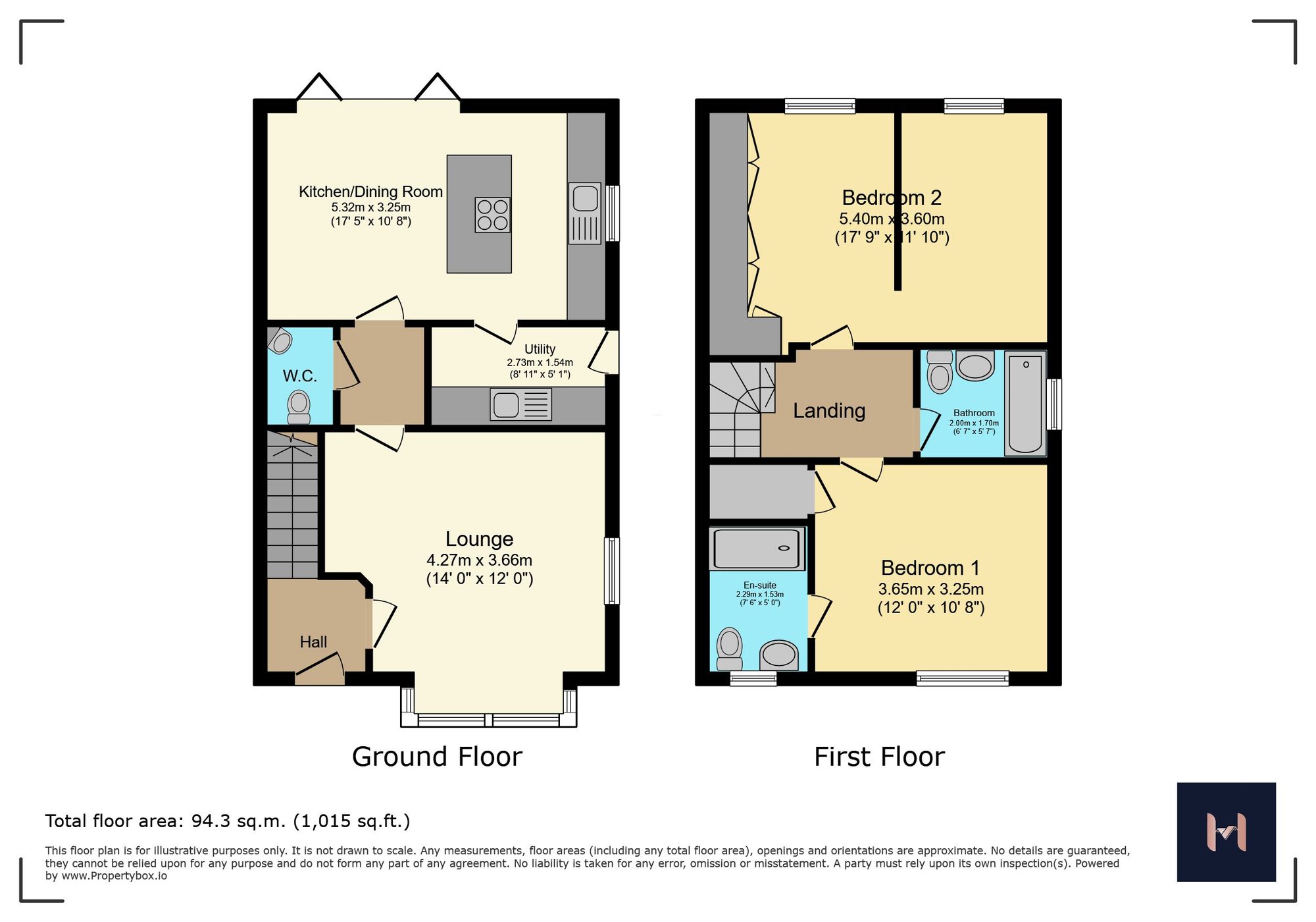 14 Nursery Rise, Leicester floorplan