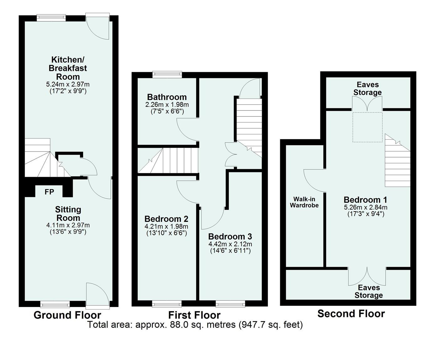 93, Barrington Street, Devon floorplan