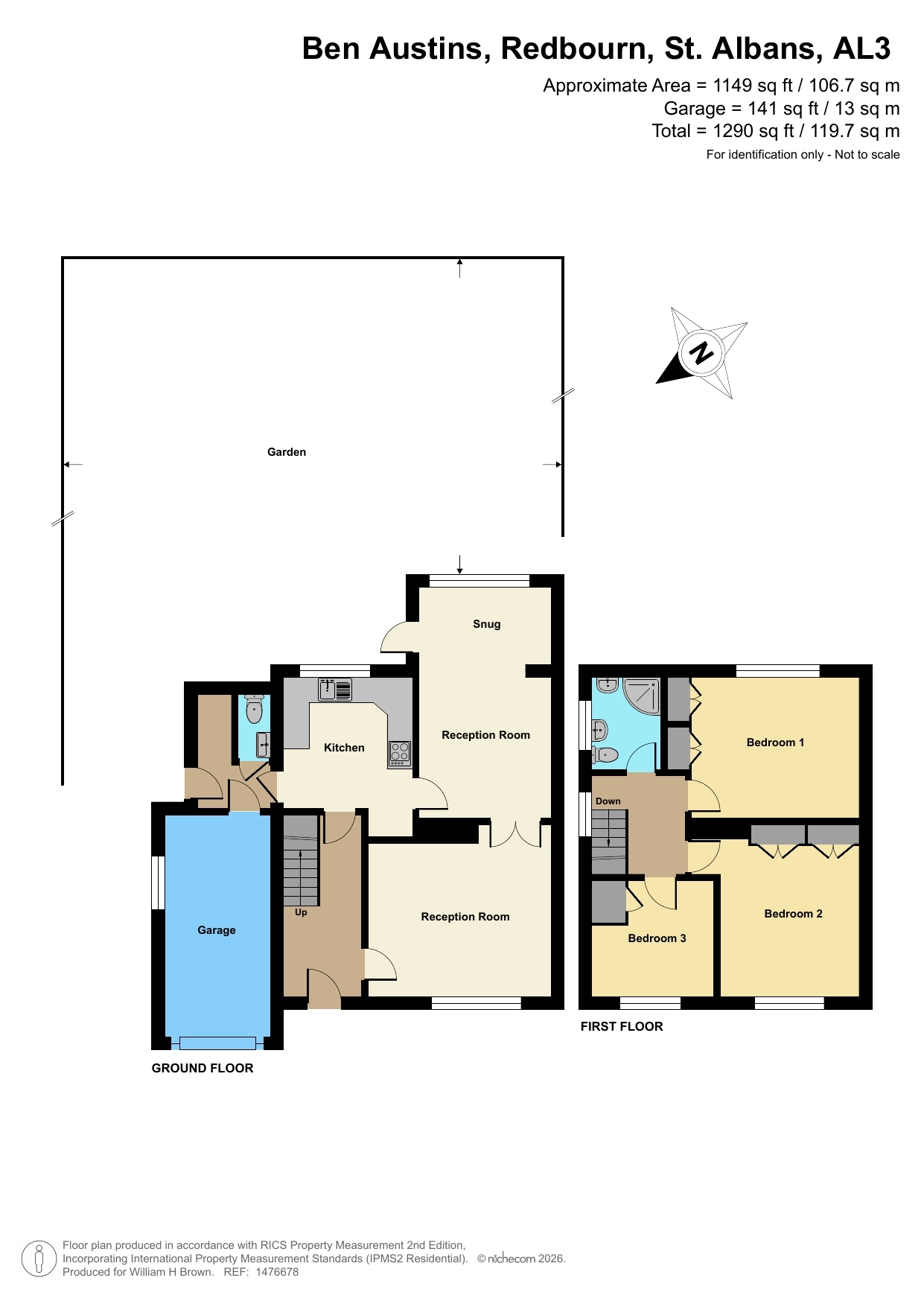 31, Ben Austins, St. Albans floorplan