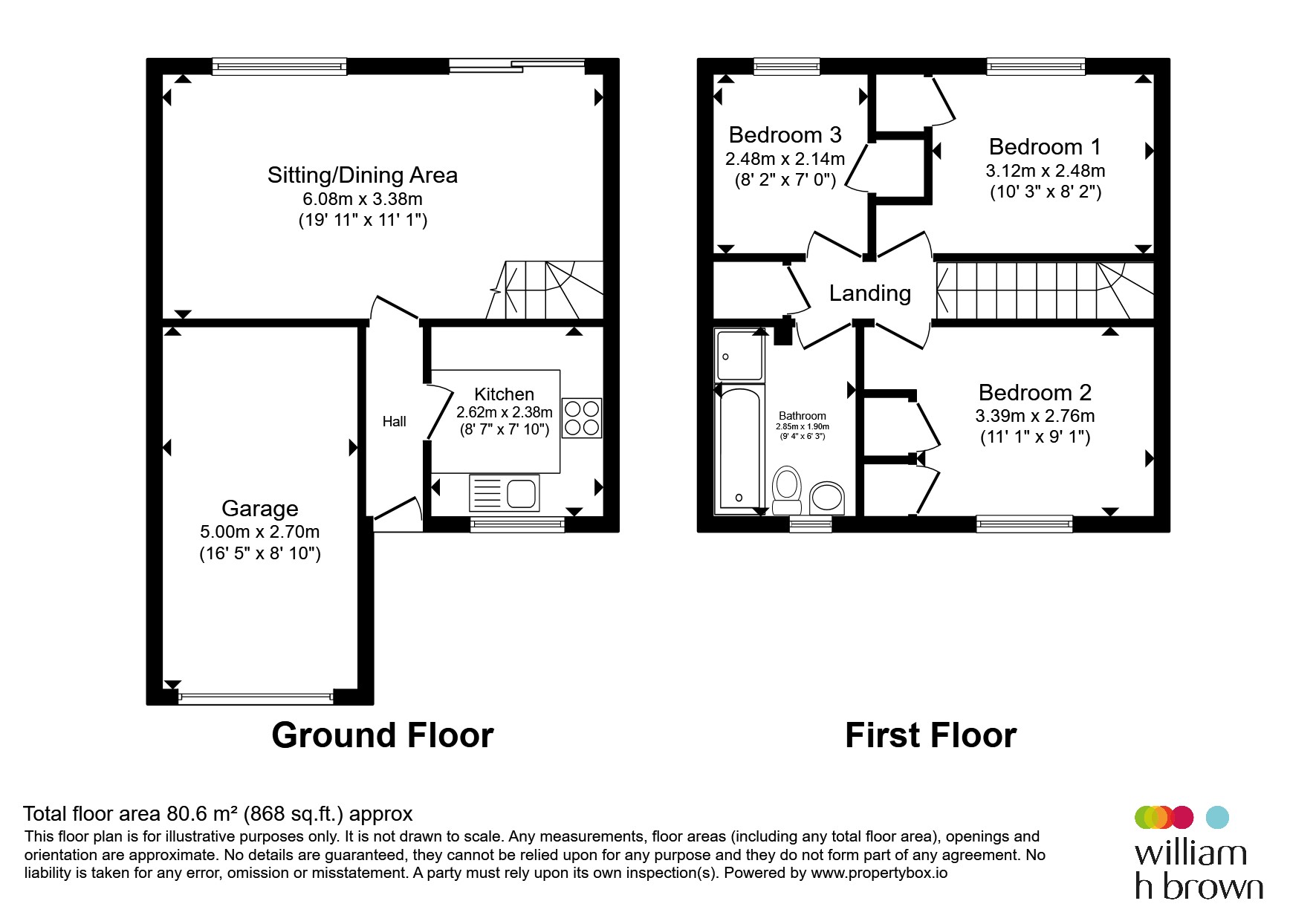 12, Samuel Place, Corby floorplan