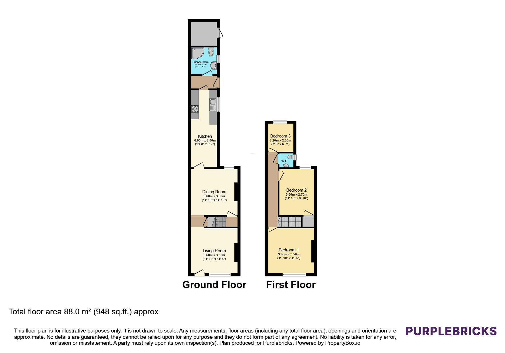 388, Harrison Road, Leicester floorplan