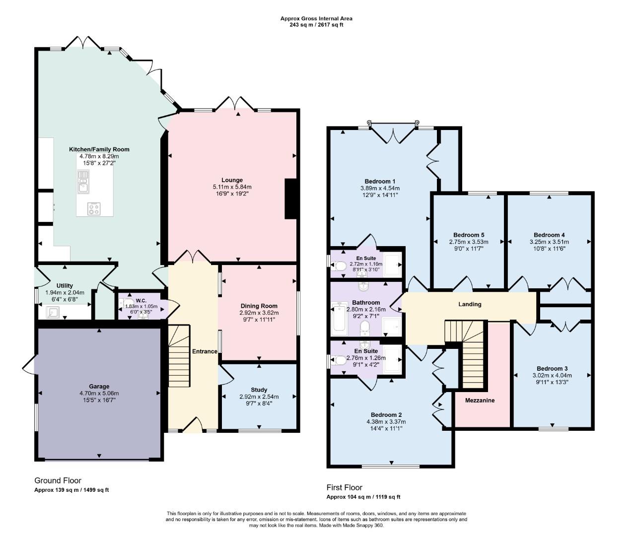 3A, Hillside Road, Northampton floorplan