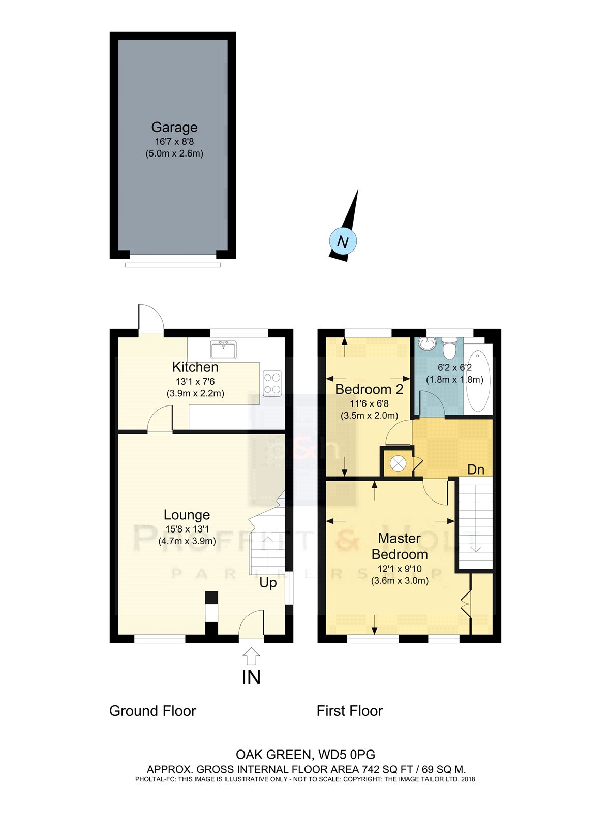 2 Bedrooms End terrace house for sale in Oak Green, Abbots Langley WD5