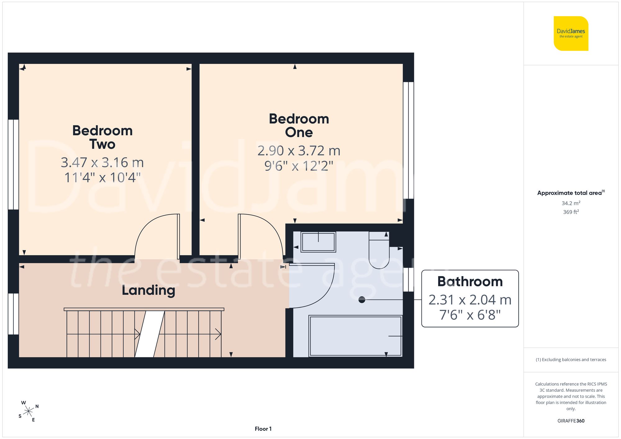 4 Sunshine Close, Nottingham floorplan