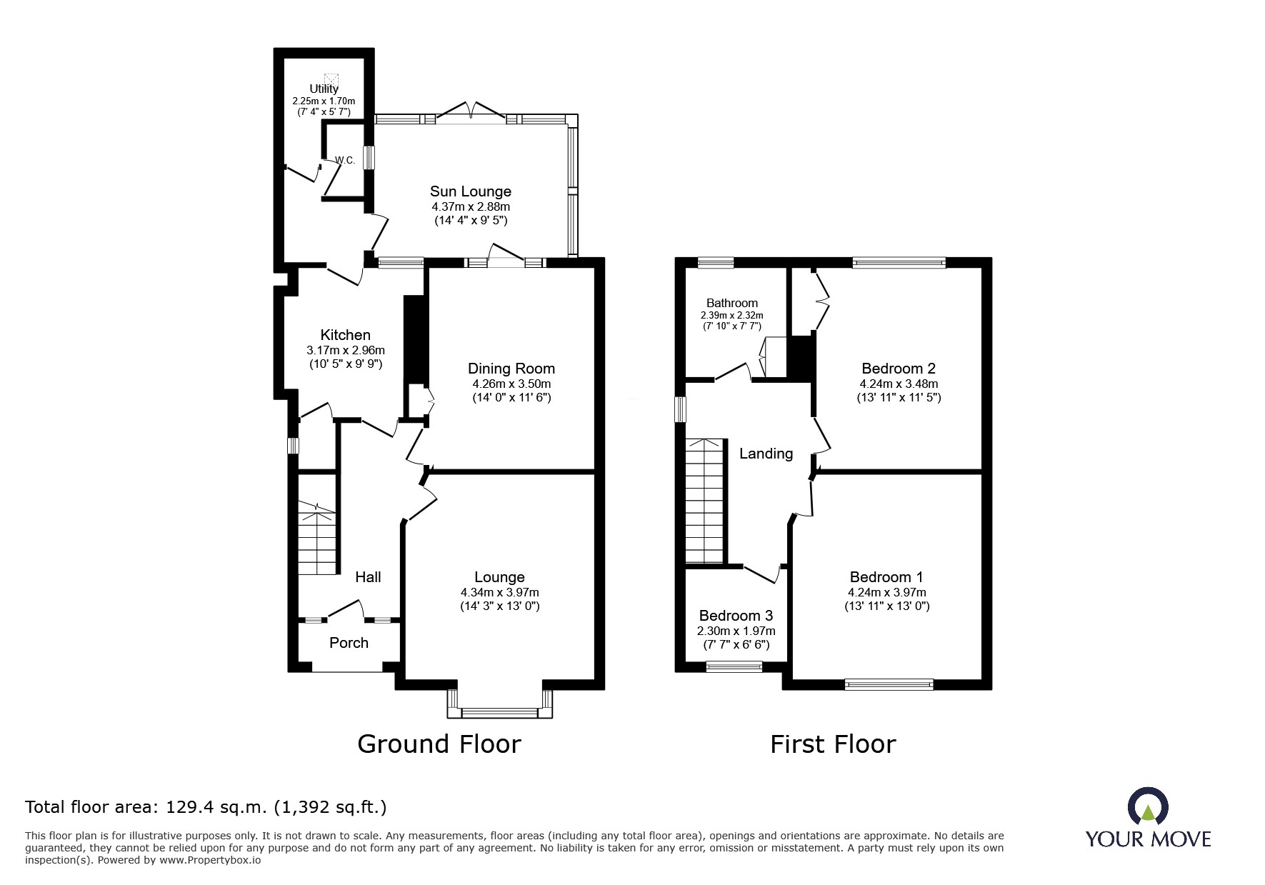 Osborne Road, South Yorkshire floorplan