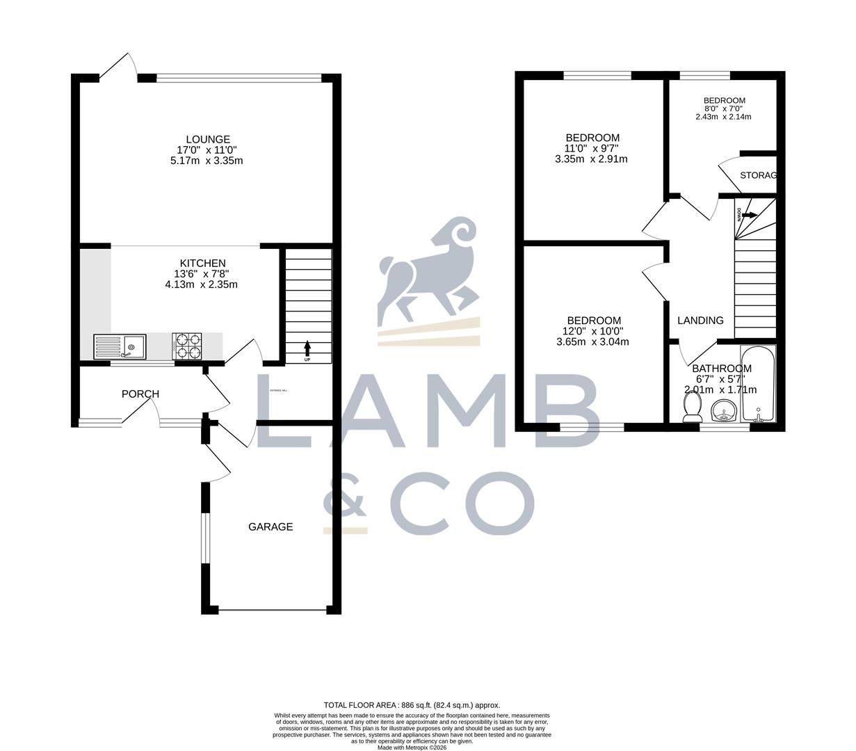 3, Sycamore Way, Clacton-On-Sea floorplan