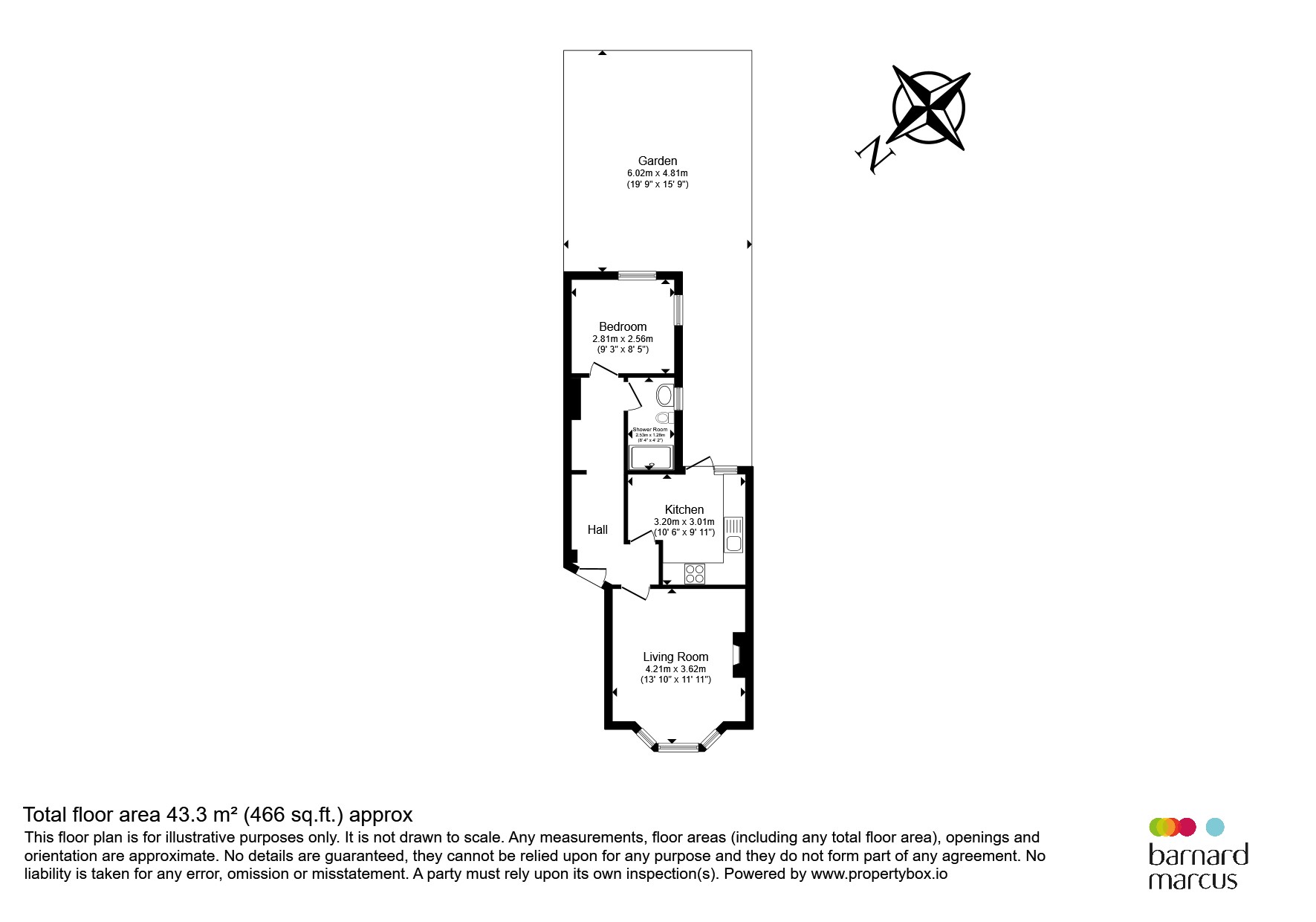 15, Duke Road, London floorplan