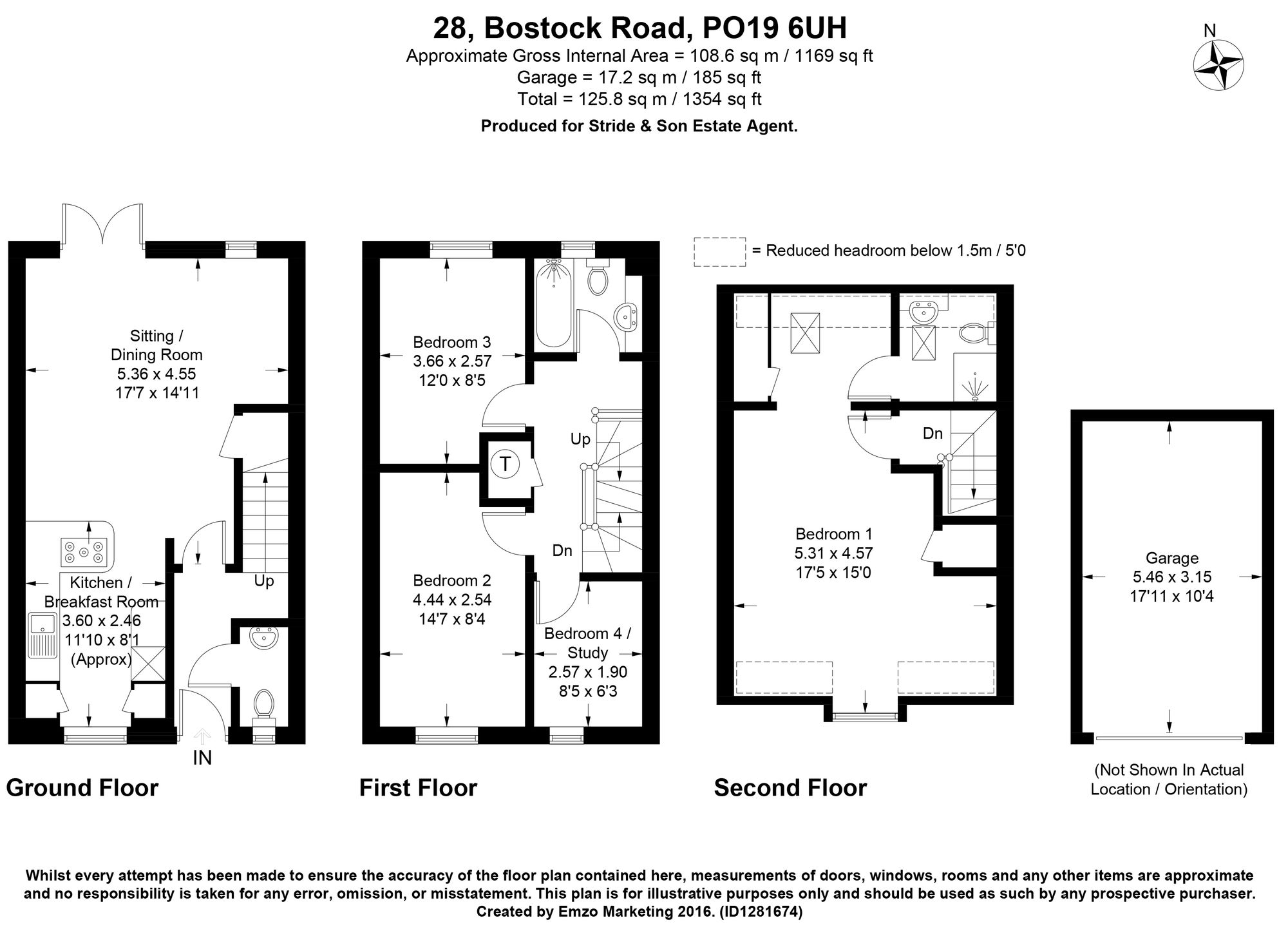 28 Bostock Road, Chichester floorplan