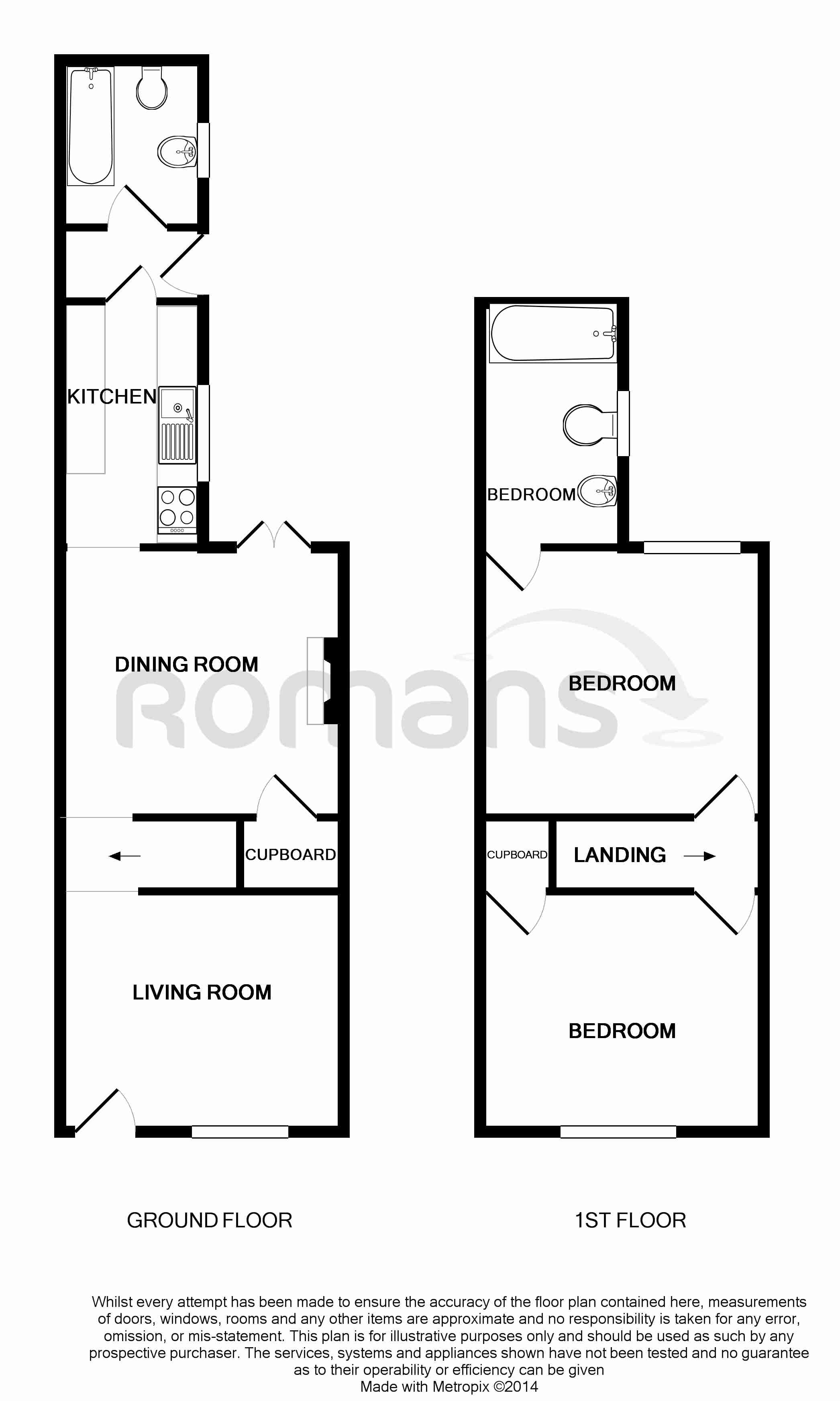 46, Westfield Road, Reading floorplan