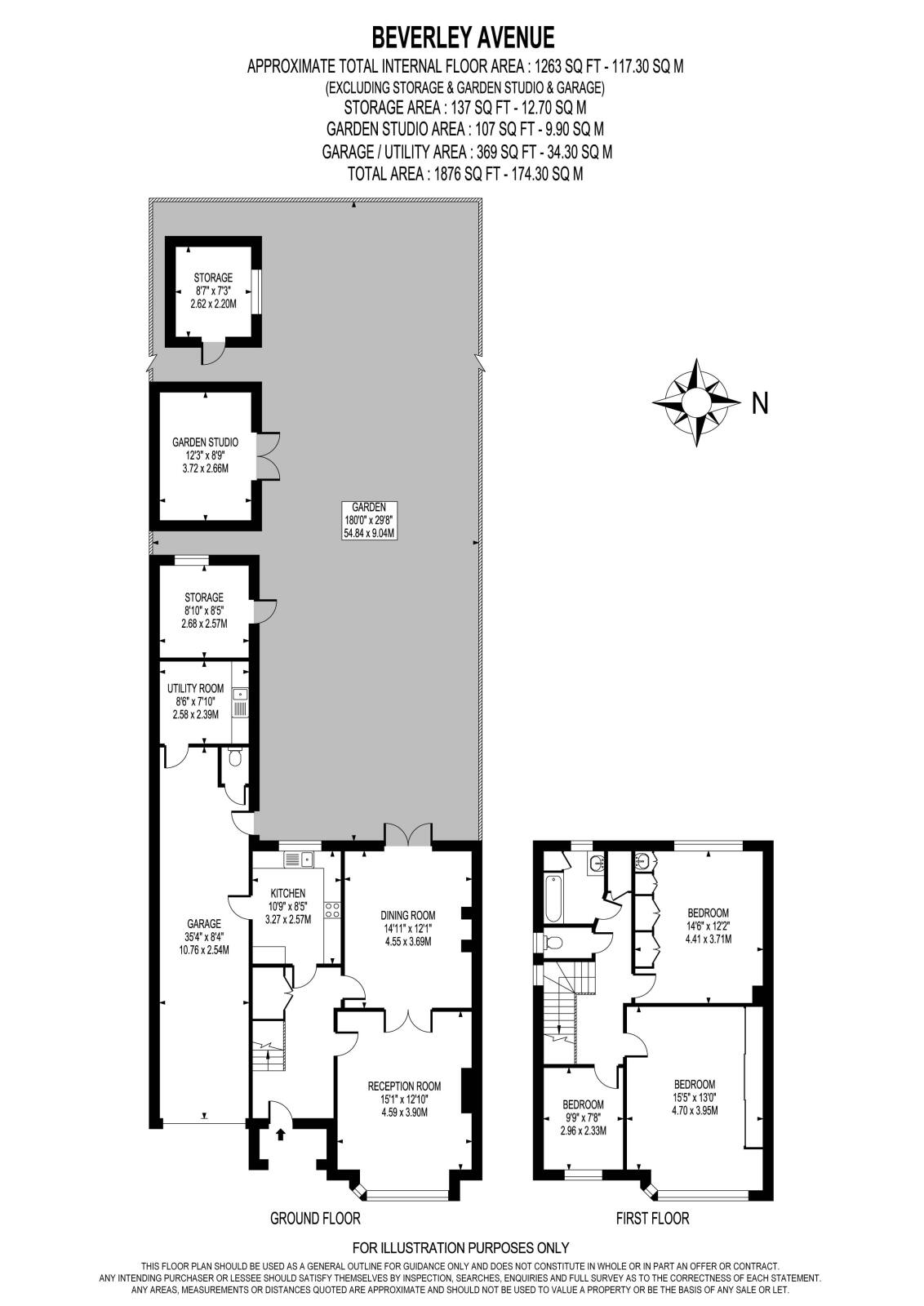30, Beverley Avenue, West Wimbledon floorplan