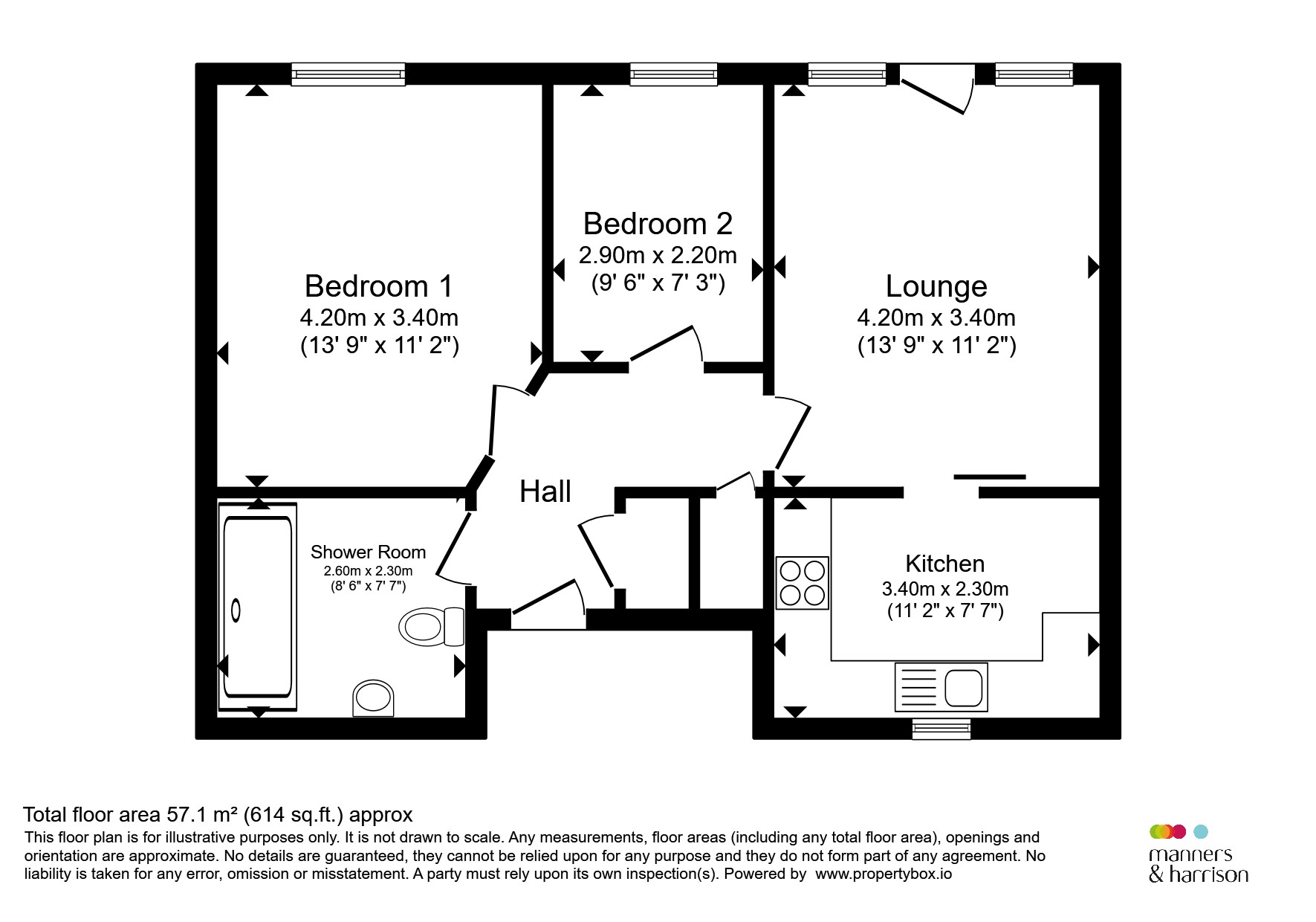 317, Hartfields, Hartlepool floorplan