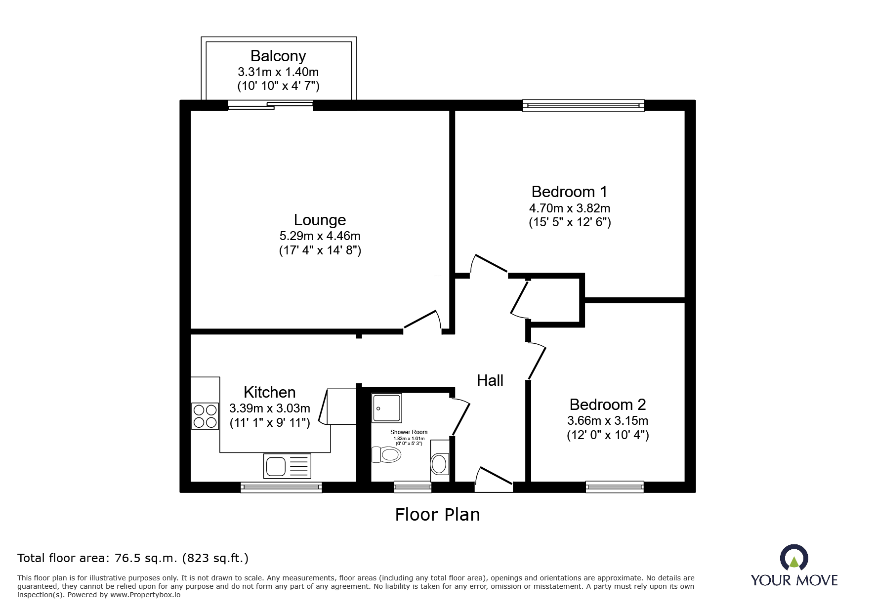 Truro Road, Kent floorplan