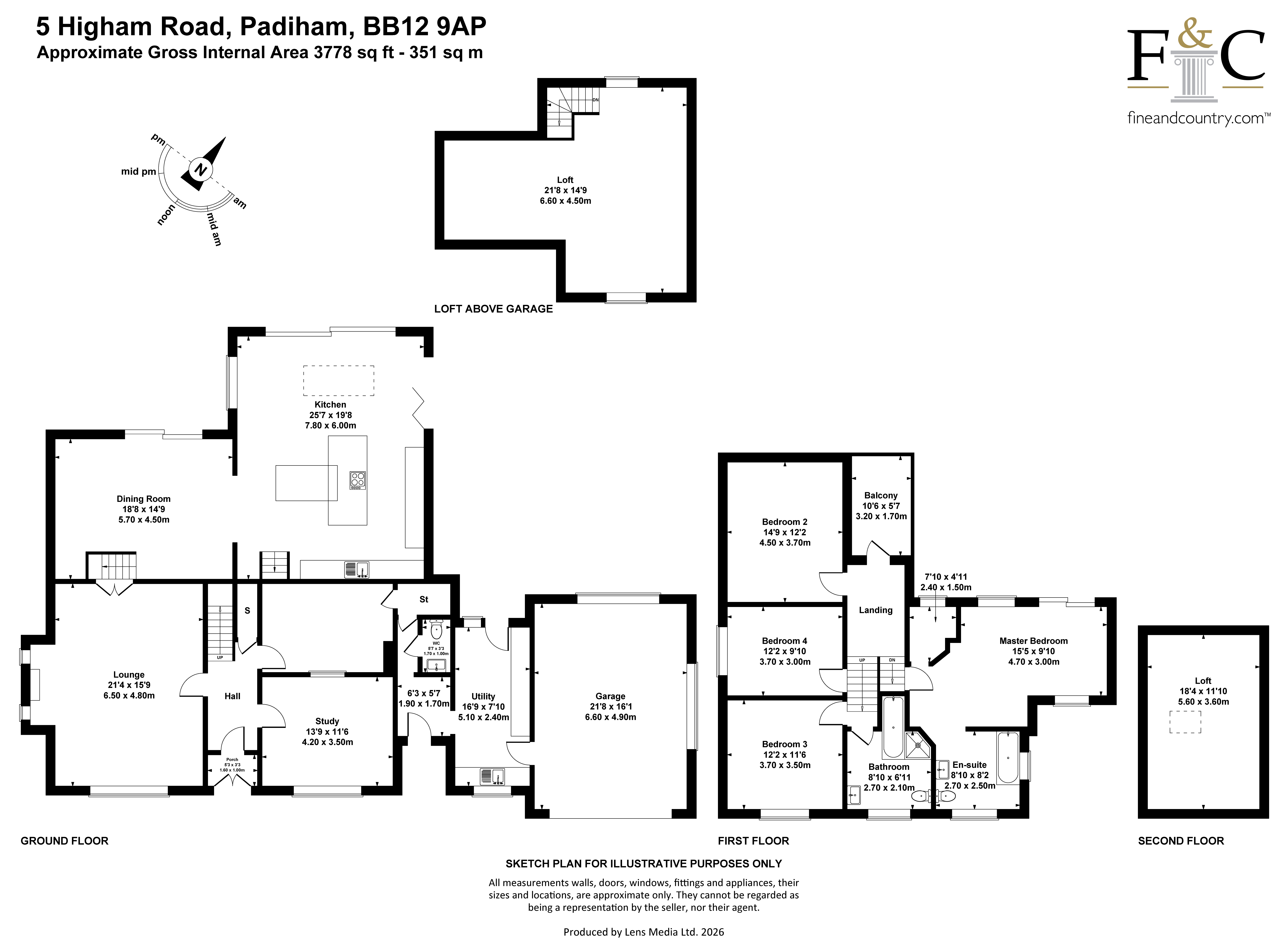 5, Higham Road, Padiham floorplan