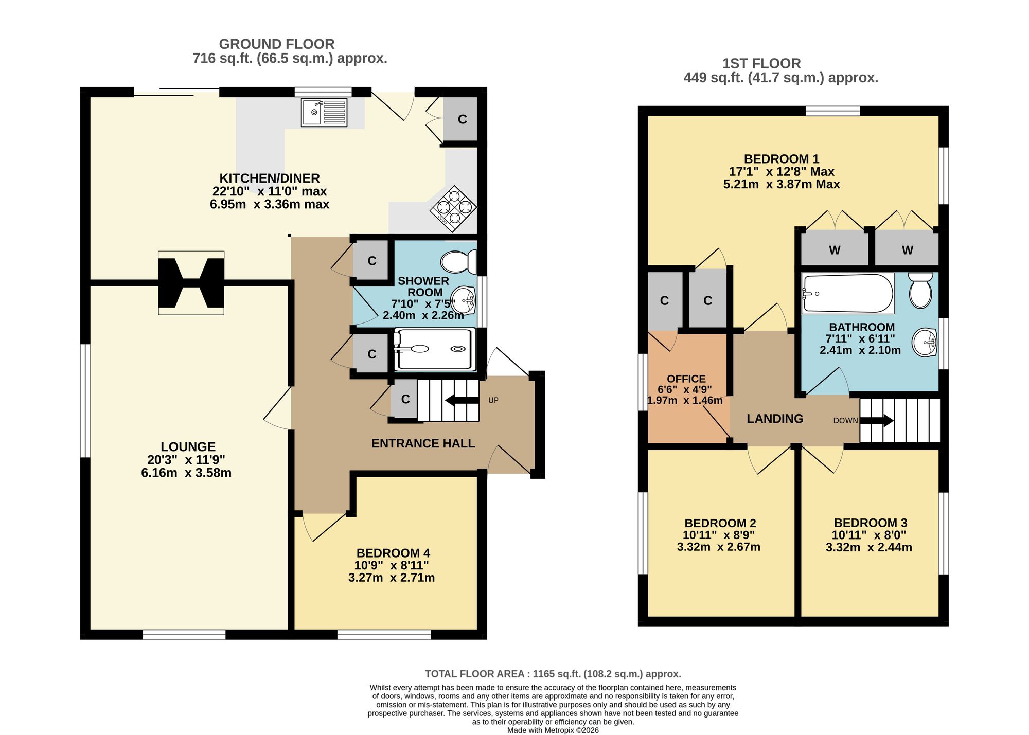 24 Churchmead Close, Barnet floorplan
