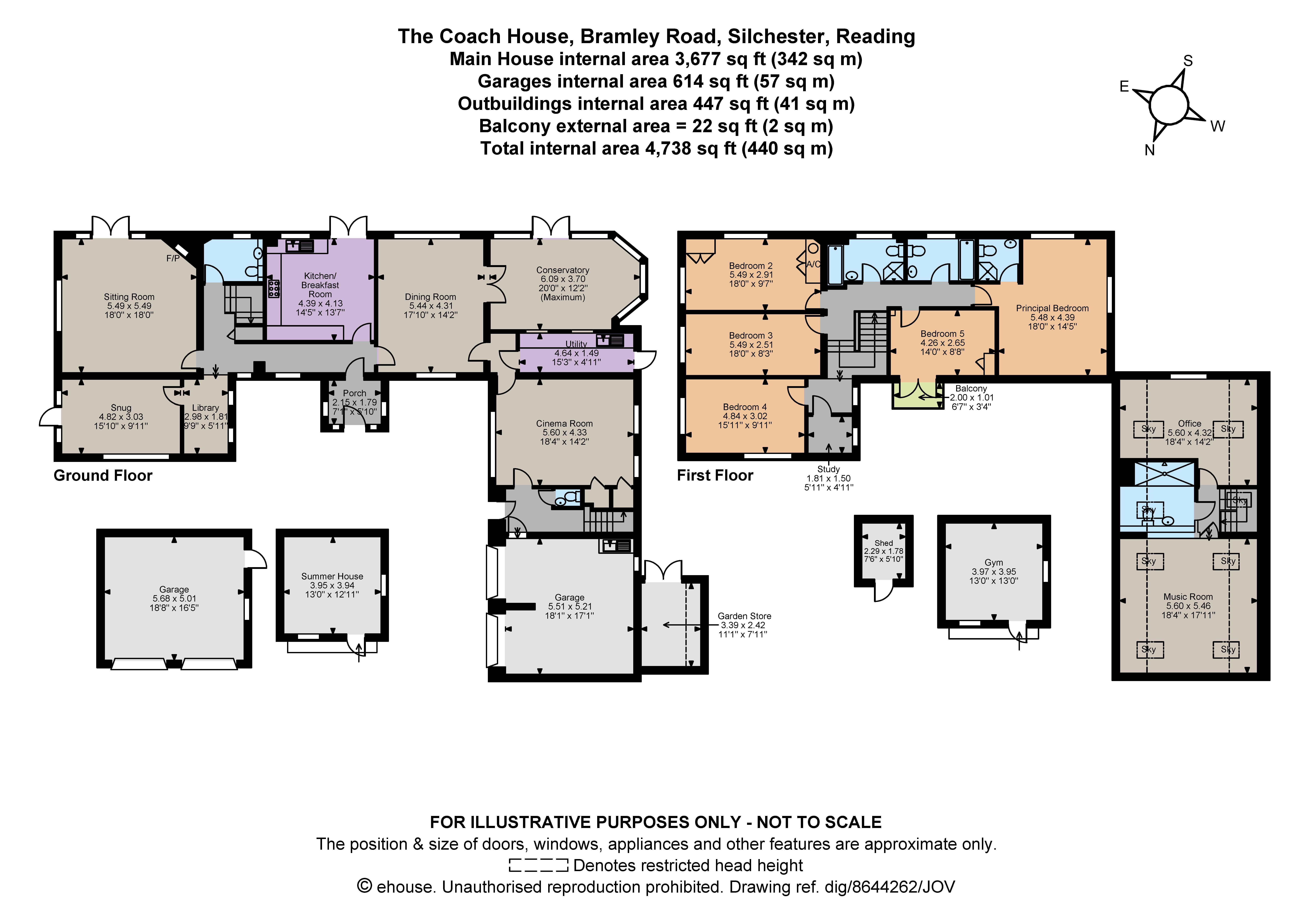 The Coach House,, Bramley Road, Reading floorplan