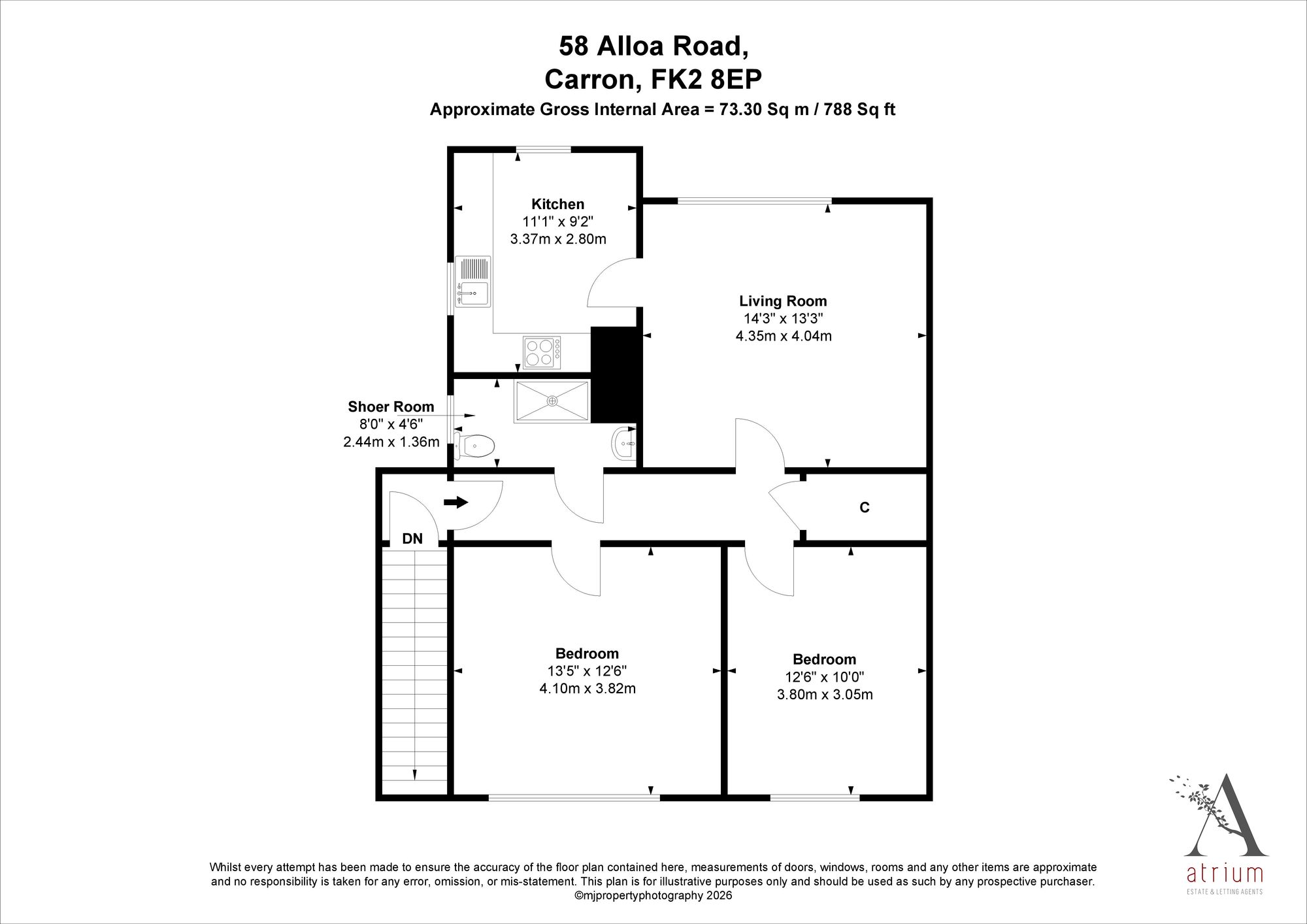 58 Alloa Road, Falkirk floorplan