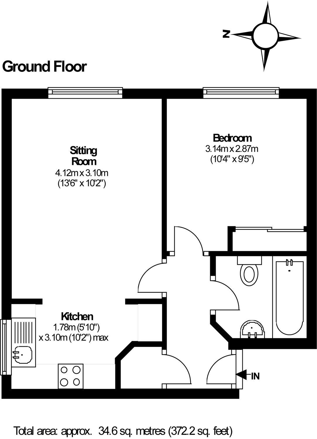 1 Bedrooms Flat to rent in White Rose Lane, Woking GU22